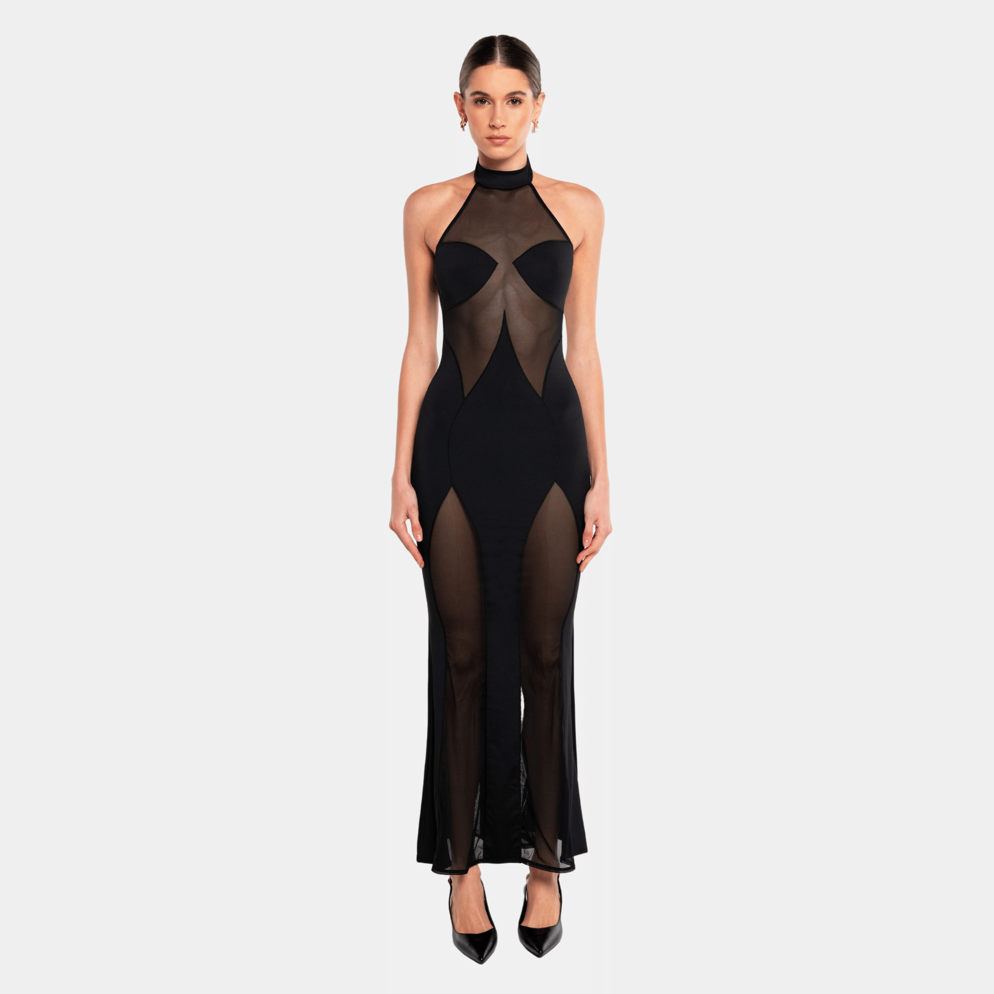 SIERRA Halter Neck Dress made by OW Collection