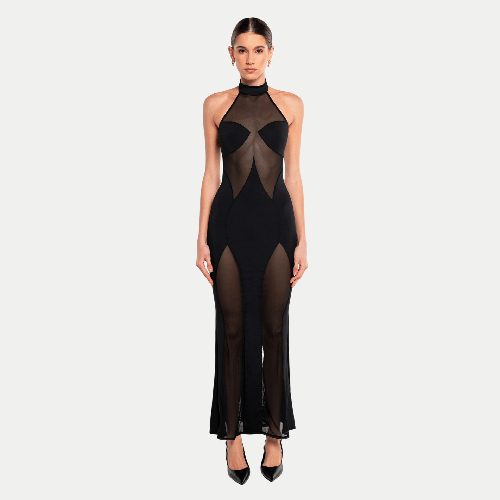 SIERRA Halter Neck Dress made by OW Collection