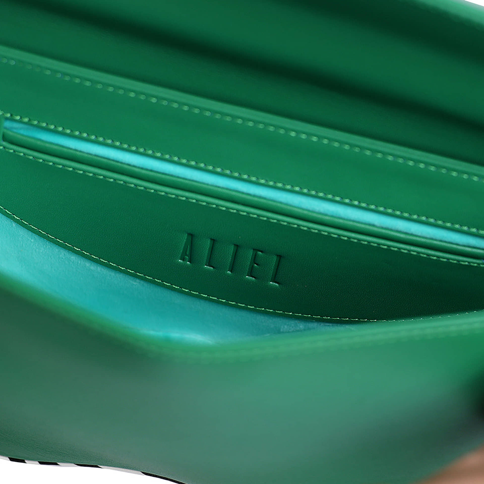 Nadira - Green x Zebra - Shoulder Bag made by ALIEL