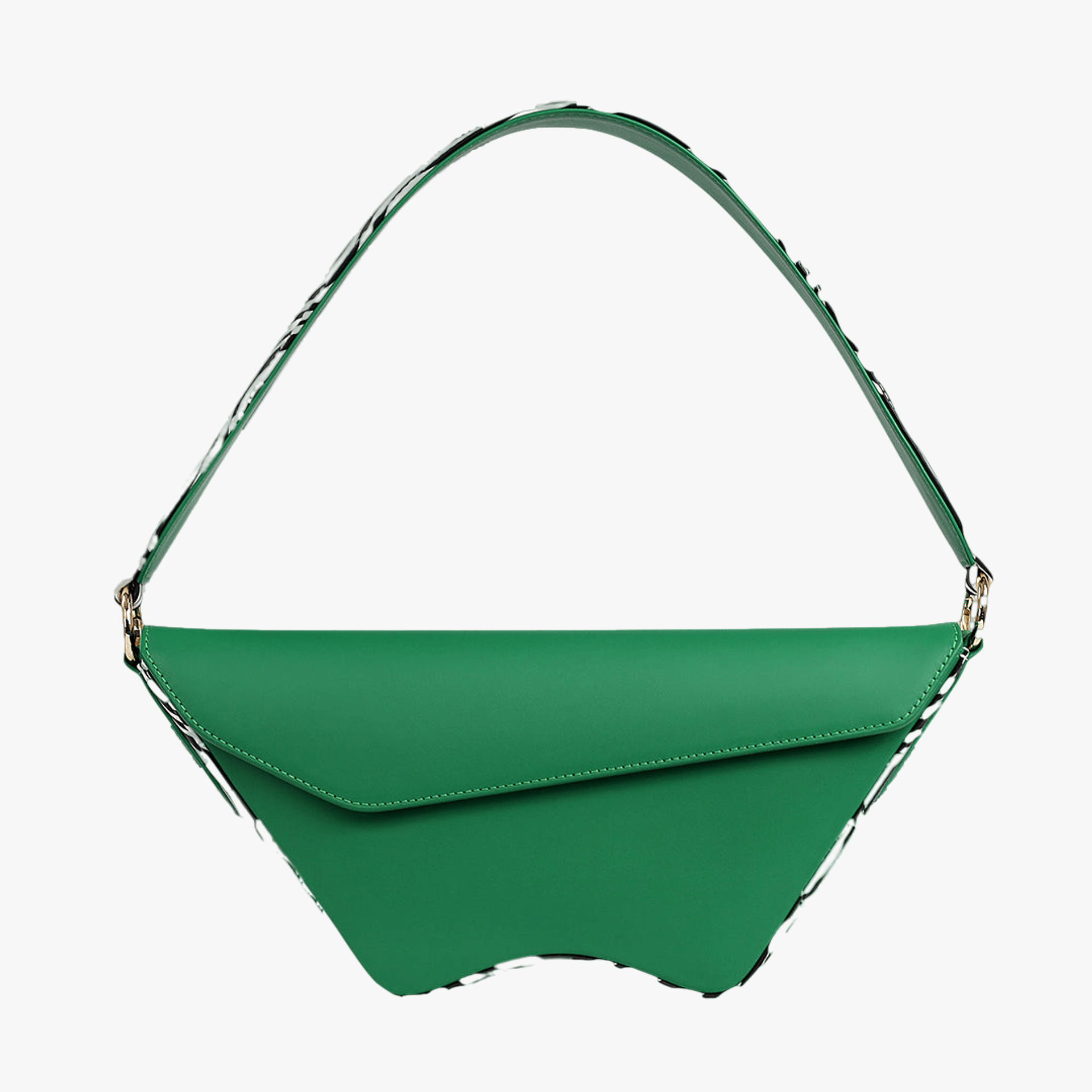 Nadira - Green x Zebra - Shoulder Bag made by ALIEL