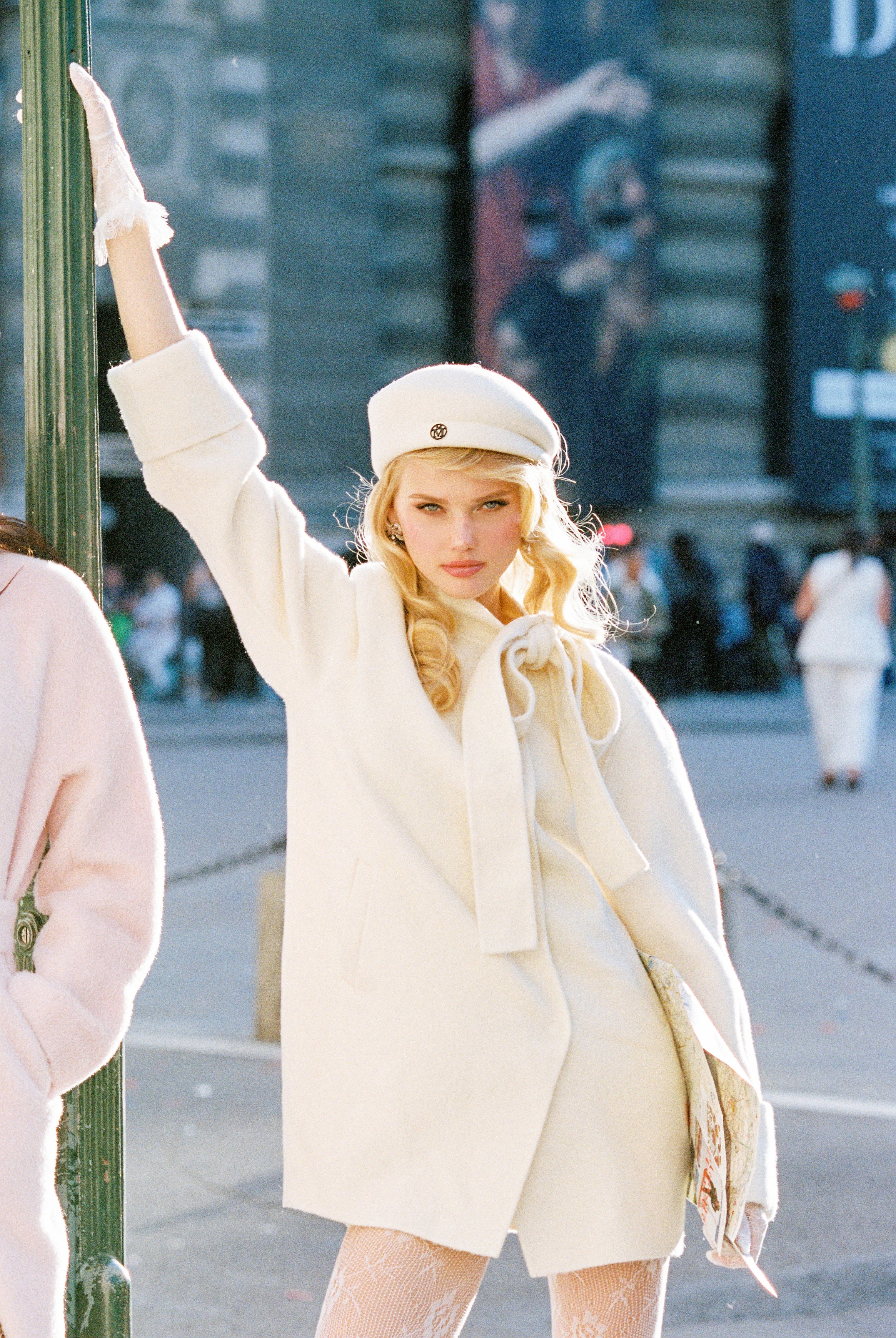 Juliette Cocoon Coat (White) made by Nana Jacqueline