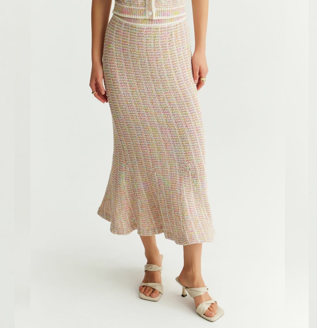 MULTICOLOR GRADIENT MERMAID SKIRT made by CRUSH Collection