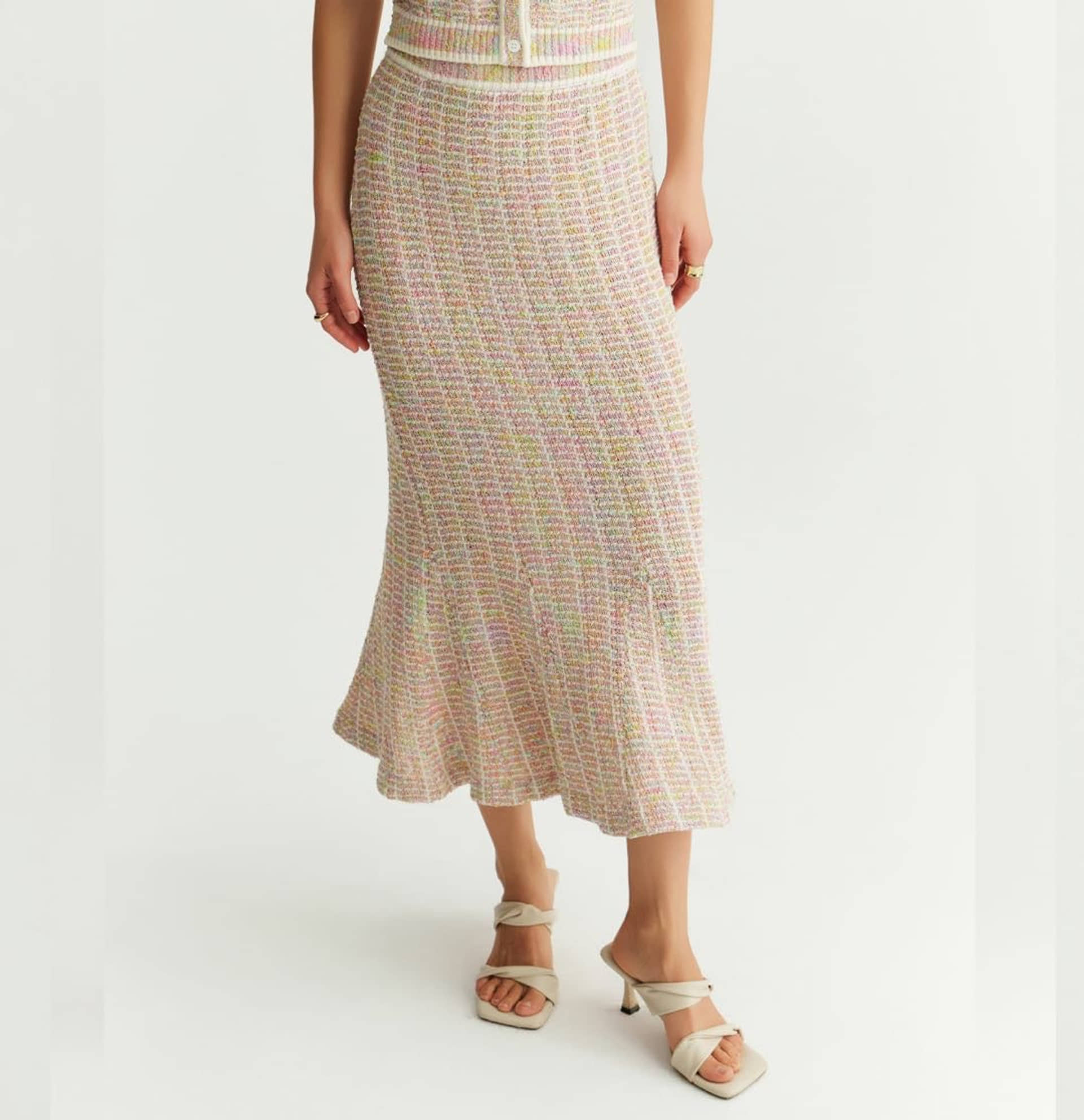 MULTICOLOR GRADIENT MERMAID SKIRT made by CRUSH Collection