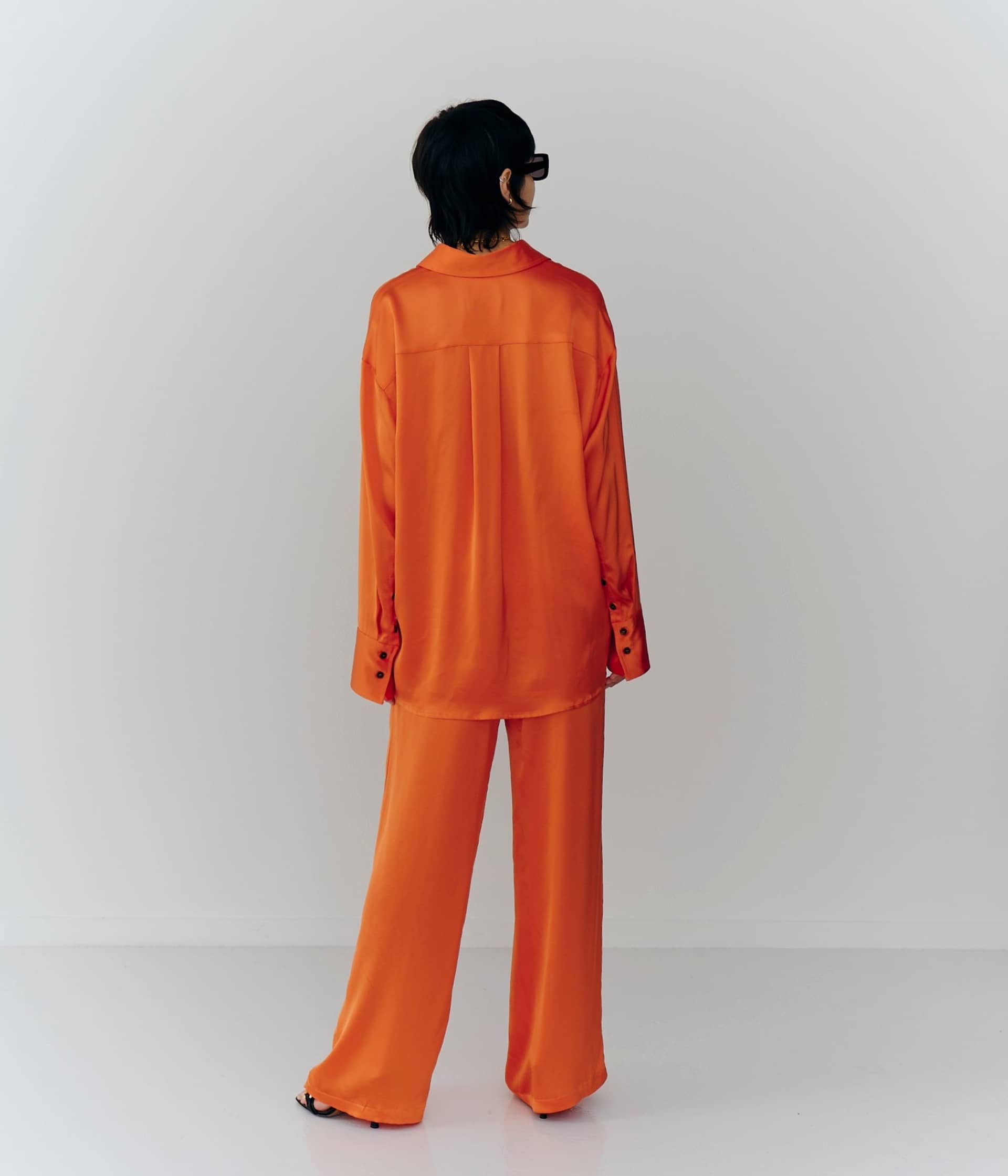 Jenka Shirt - Mandarin Red made by HERSKIND