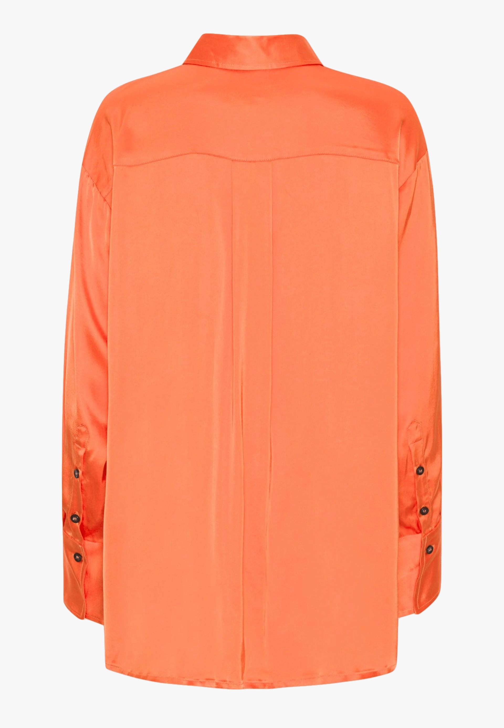 Jenka Shirt - Mandarin Red made by HERSKIND
