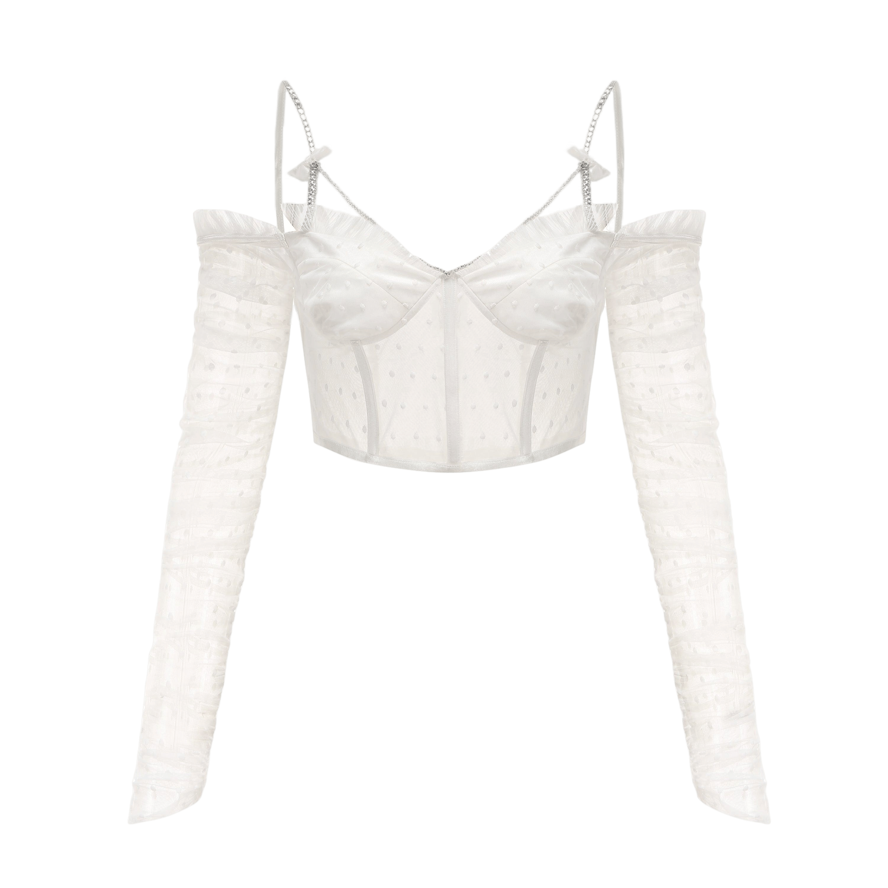 White Ariana Top (Final Sale) made by Nana Jacqueline