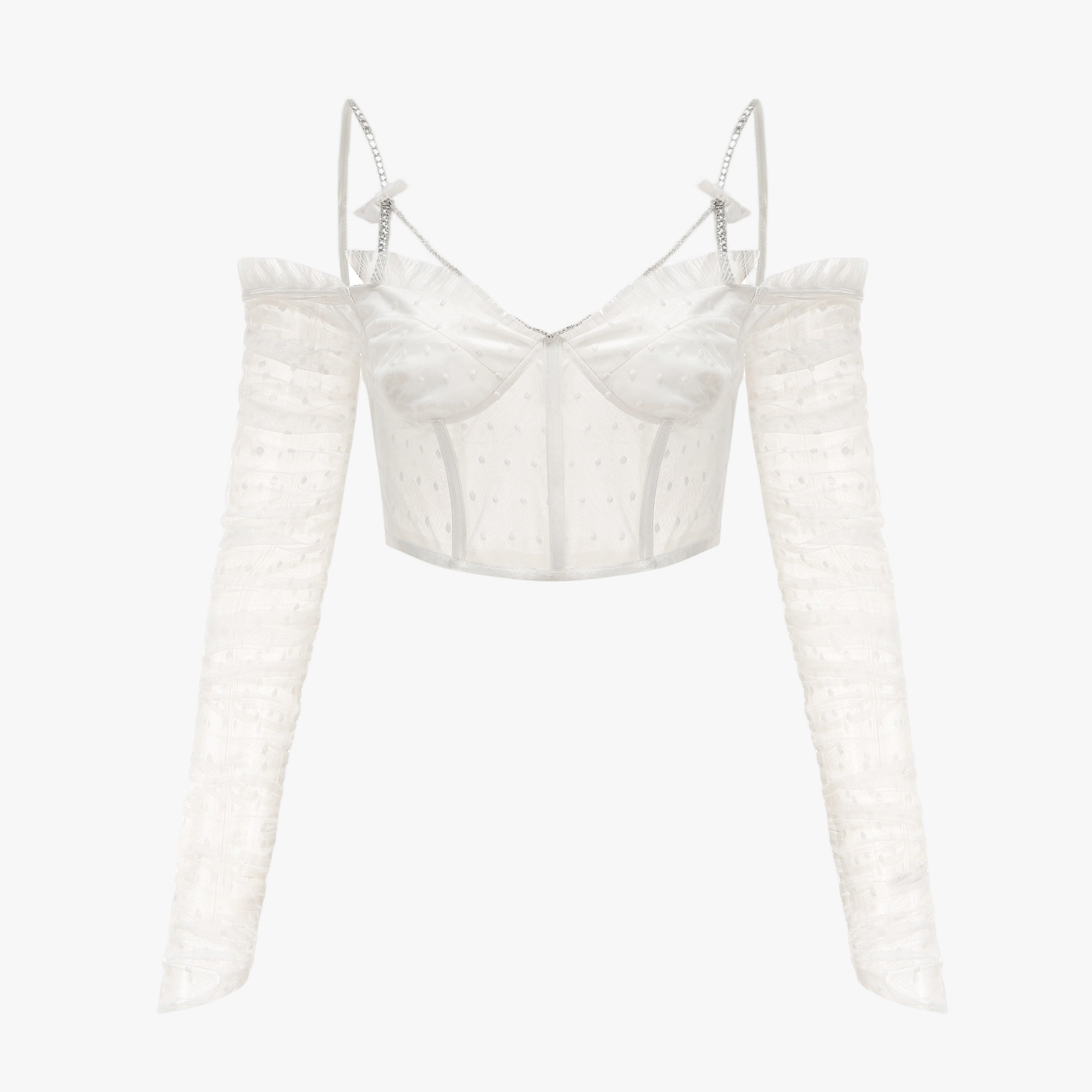 White Ariana Top (Final Sale) made by Nana Jacqueline