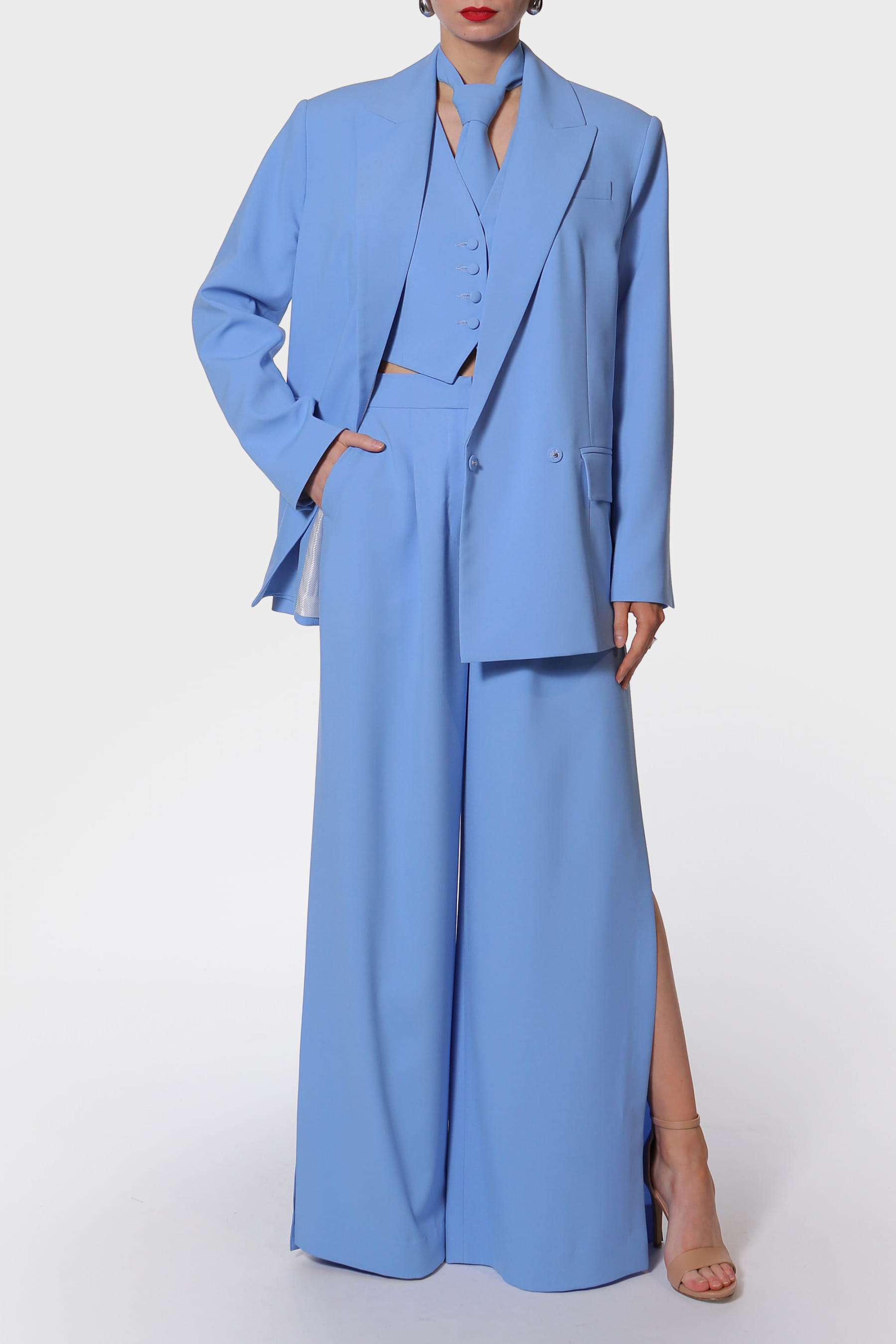 Blazer Petra Blue made by HALEWSKI