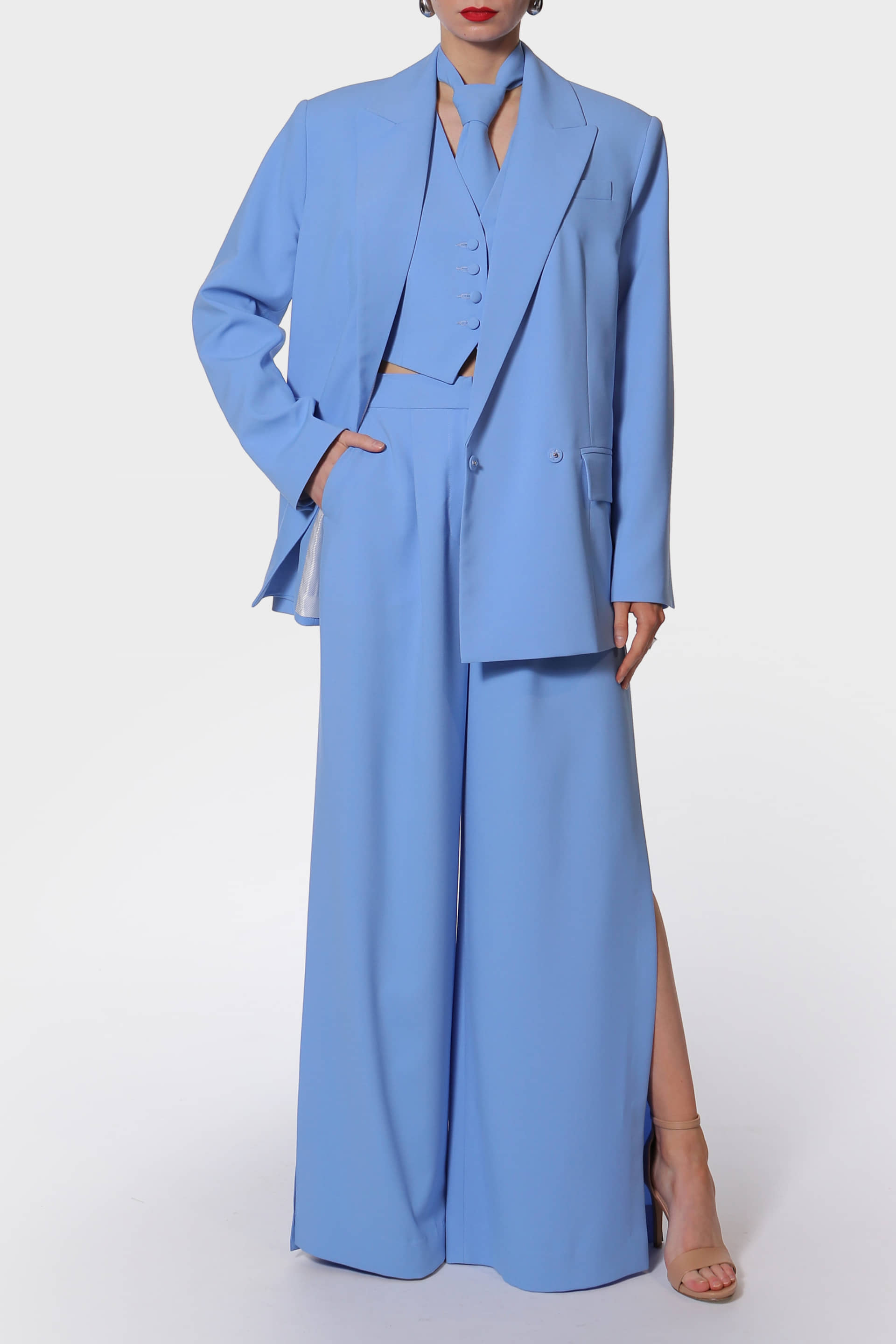 Blazer Petra Blue made by HALEWSKI