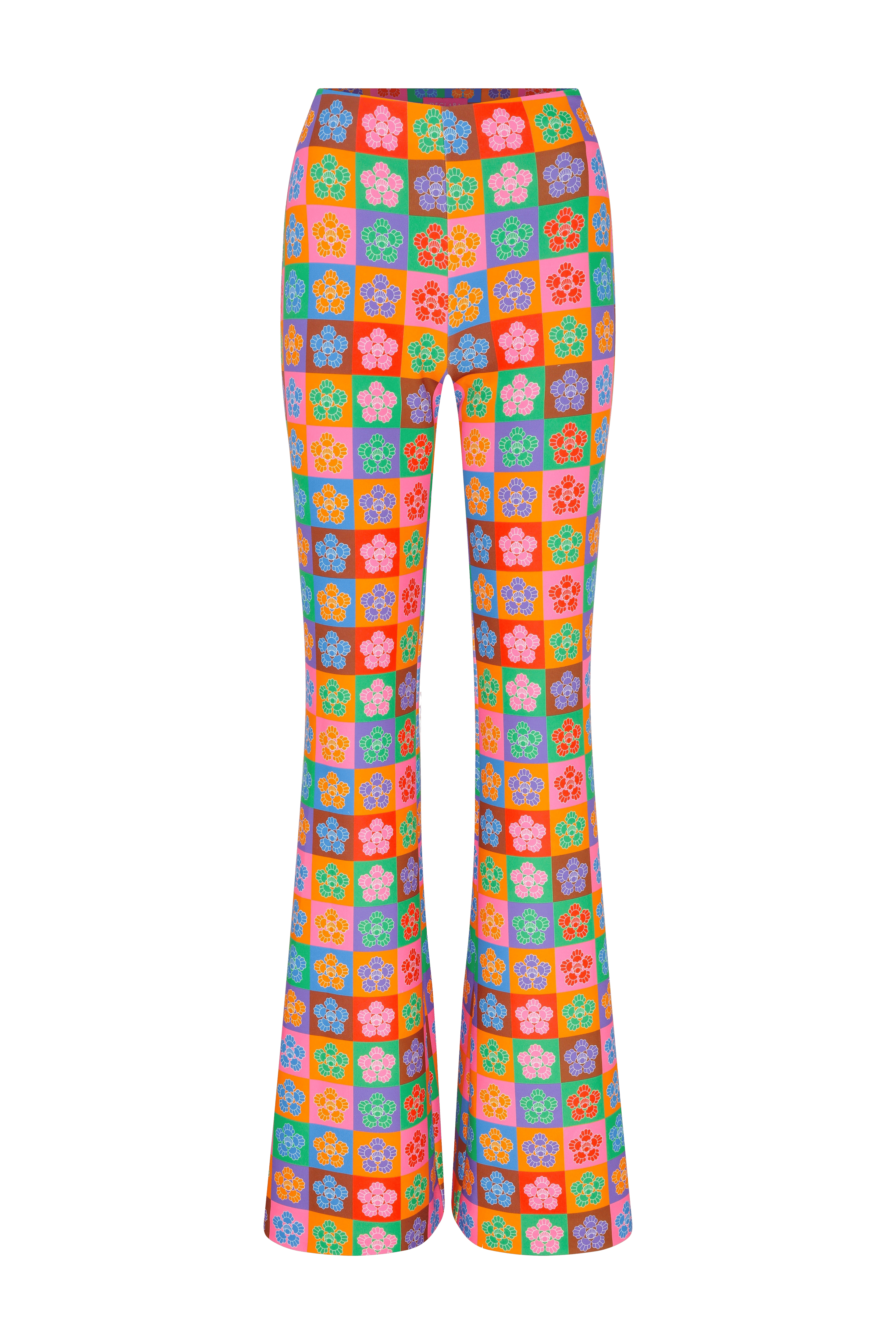 Polychrome Icon Flare Pants made by Declara