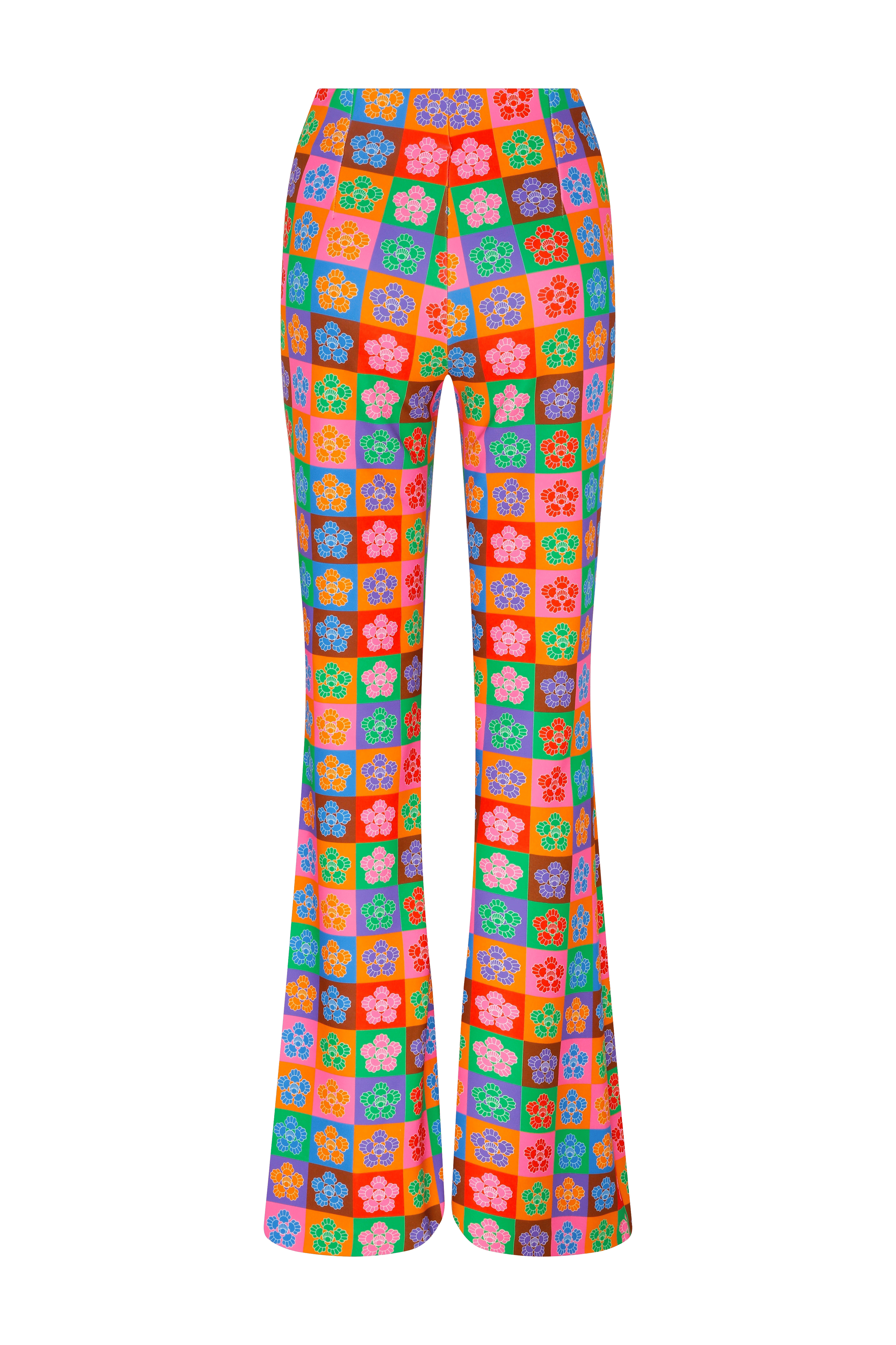 Polychrome Icon Flare Pants made by Declara