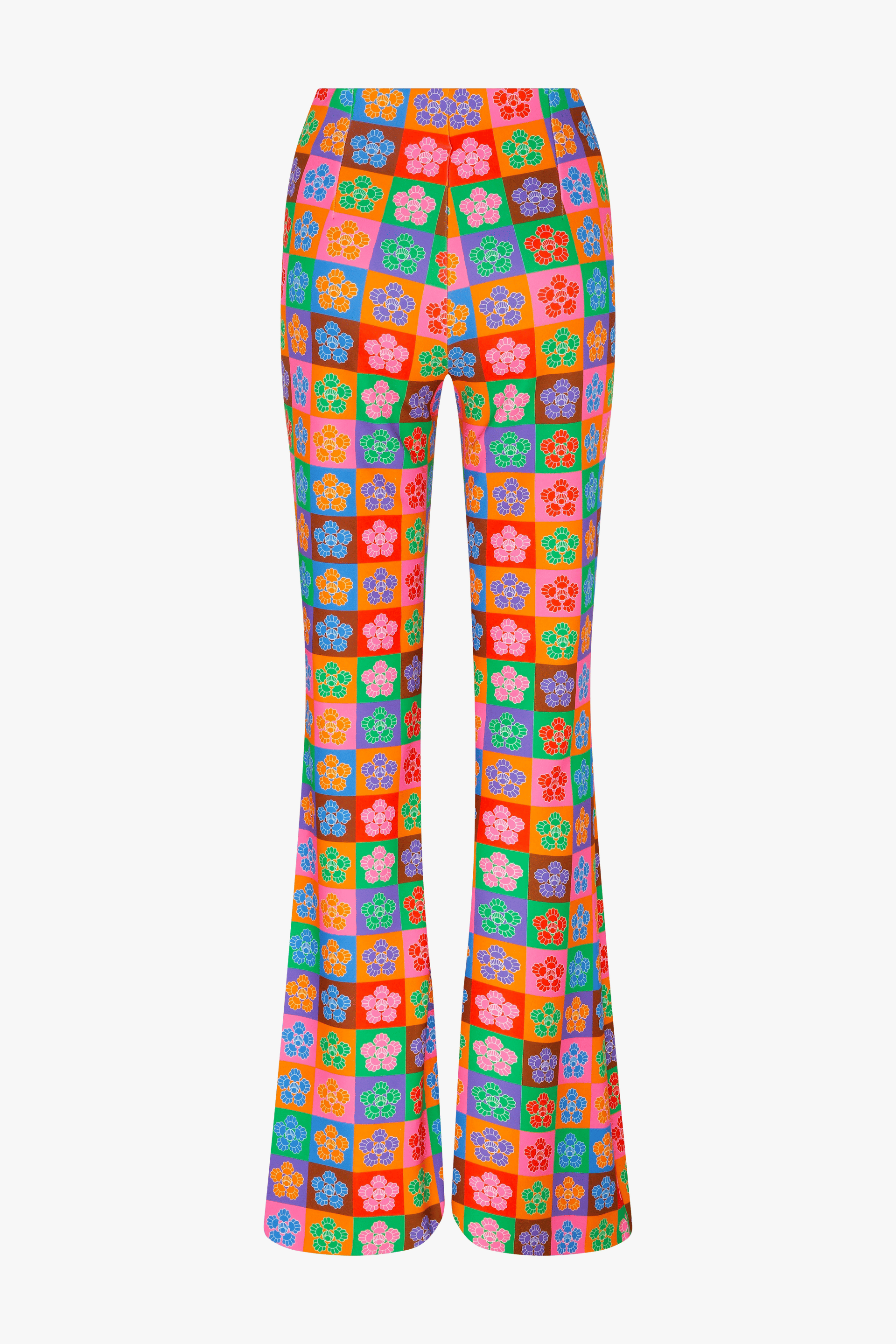 Polychrome Icon Flare Pants made by Declara