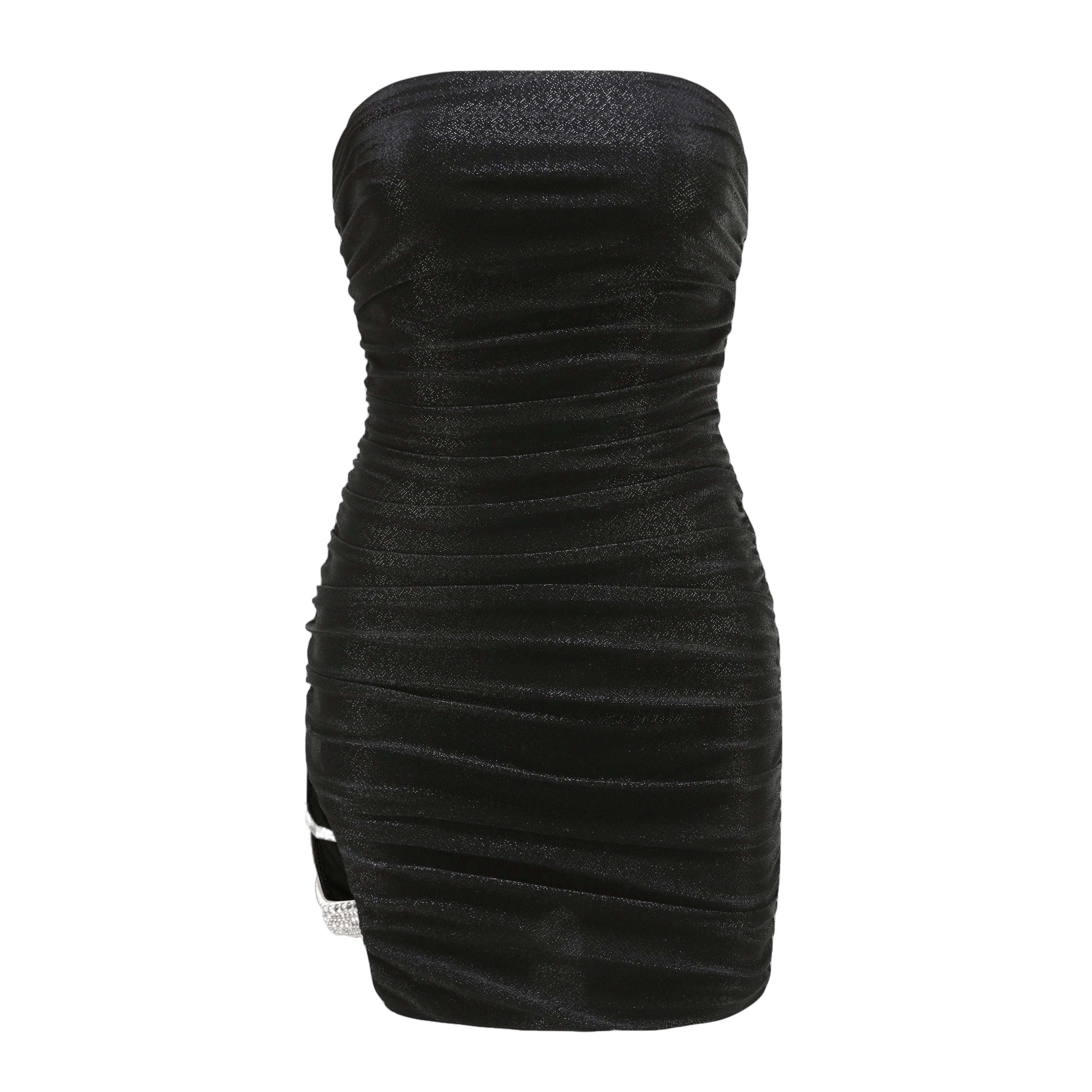 Black Sandra Dress (Final Sale) in Black made by Nana Jacqueline