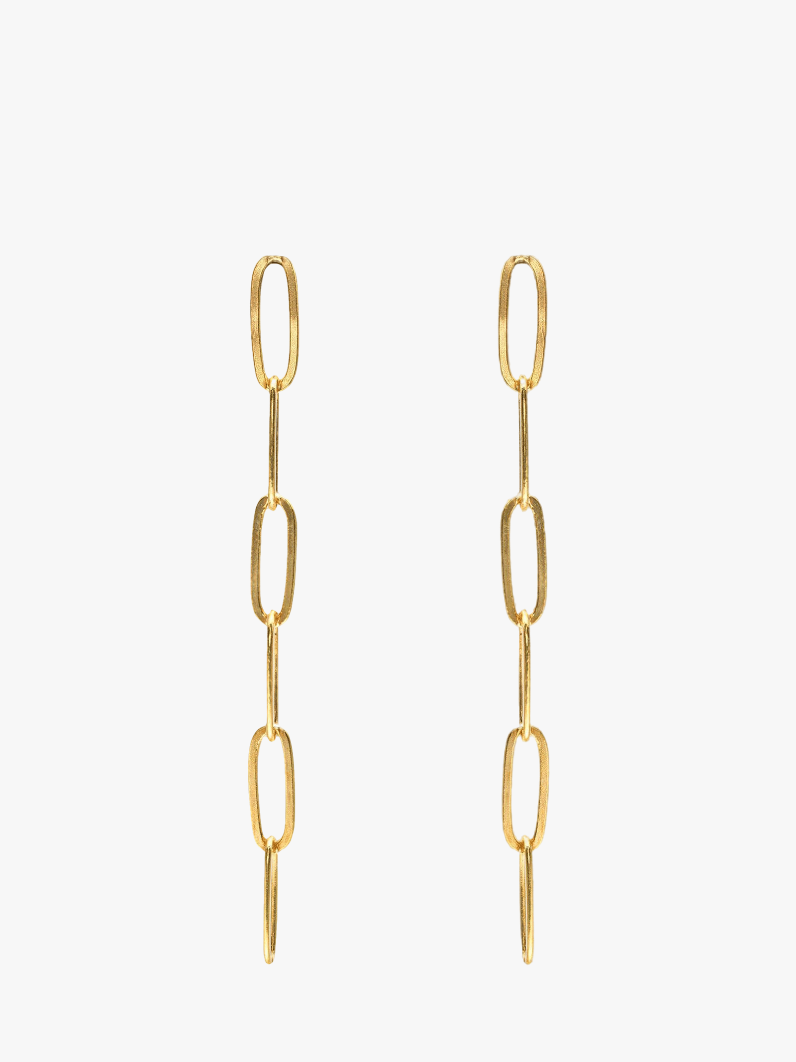 Nautilus Chain Earrings in Gold made by Eva Remenyi