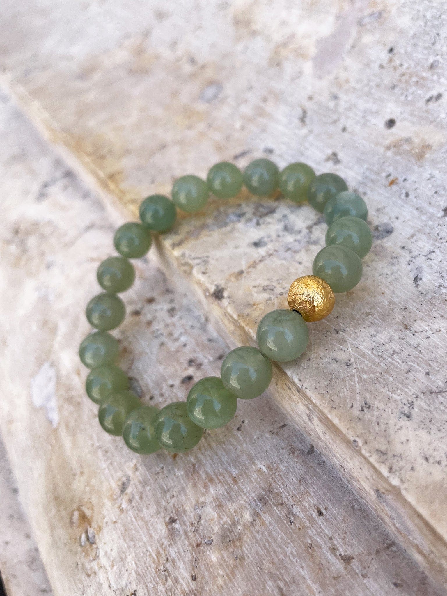 Jade Forest Green Bracelet made by Eva Remenyi