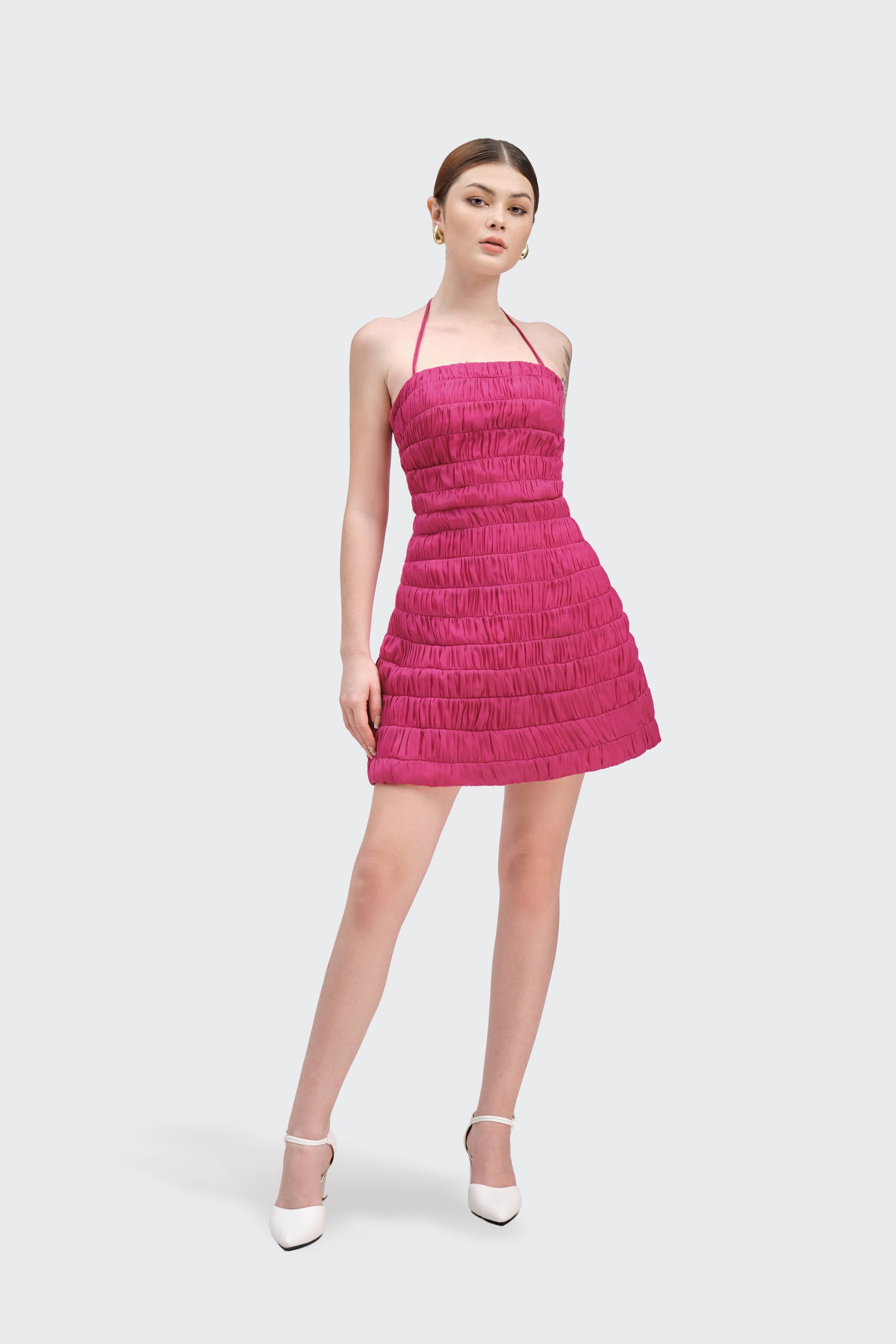 A-Line Mini Dress made by JUSTIN TONG