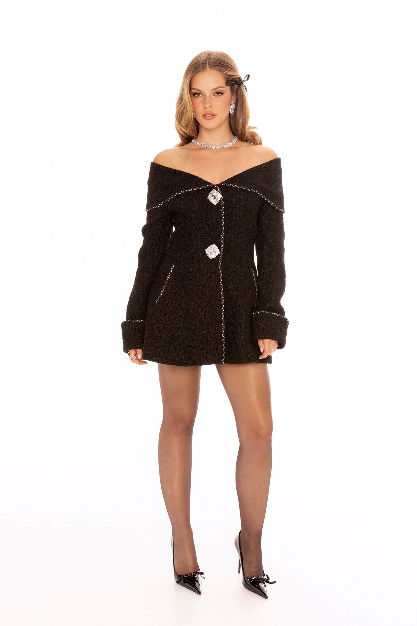 Amor Jacket (Black) made by Nana Jacqueline