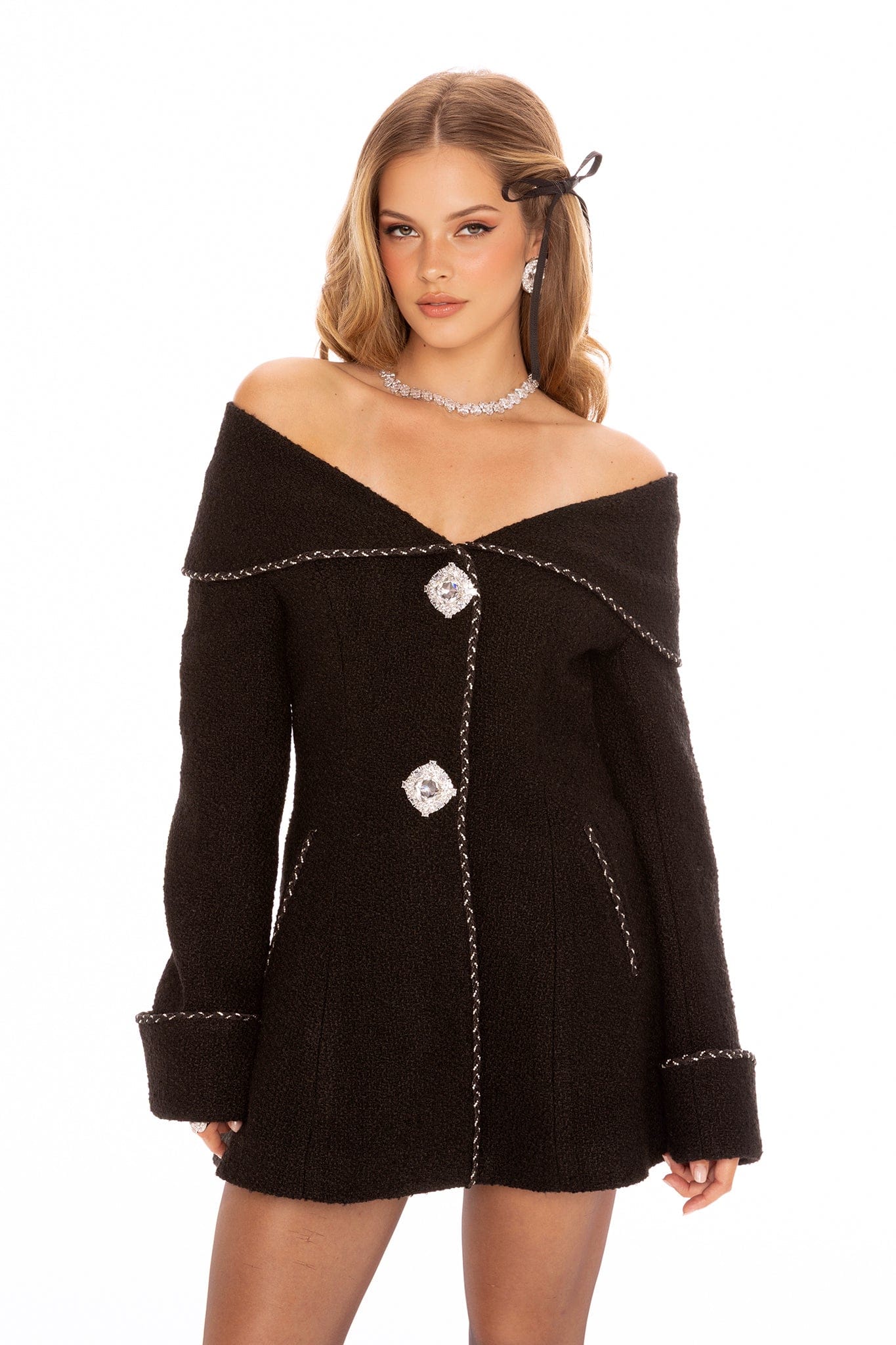 Amor Jacket (Black) made by Nana Jacqueline