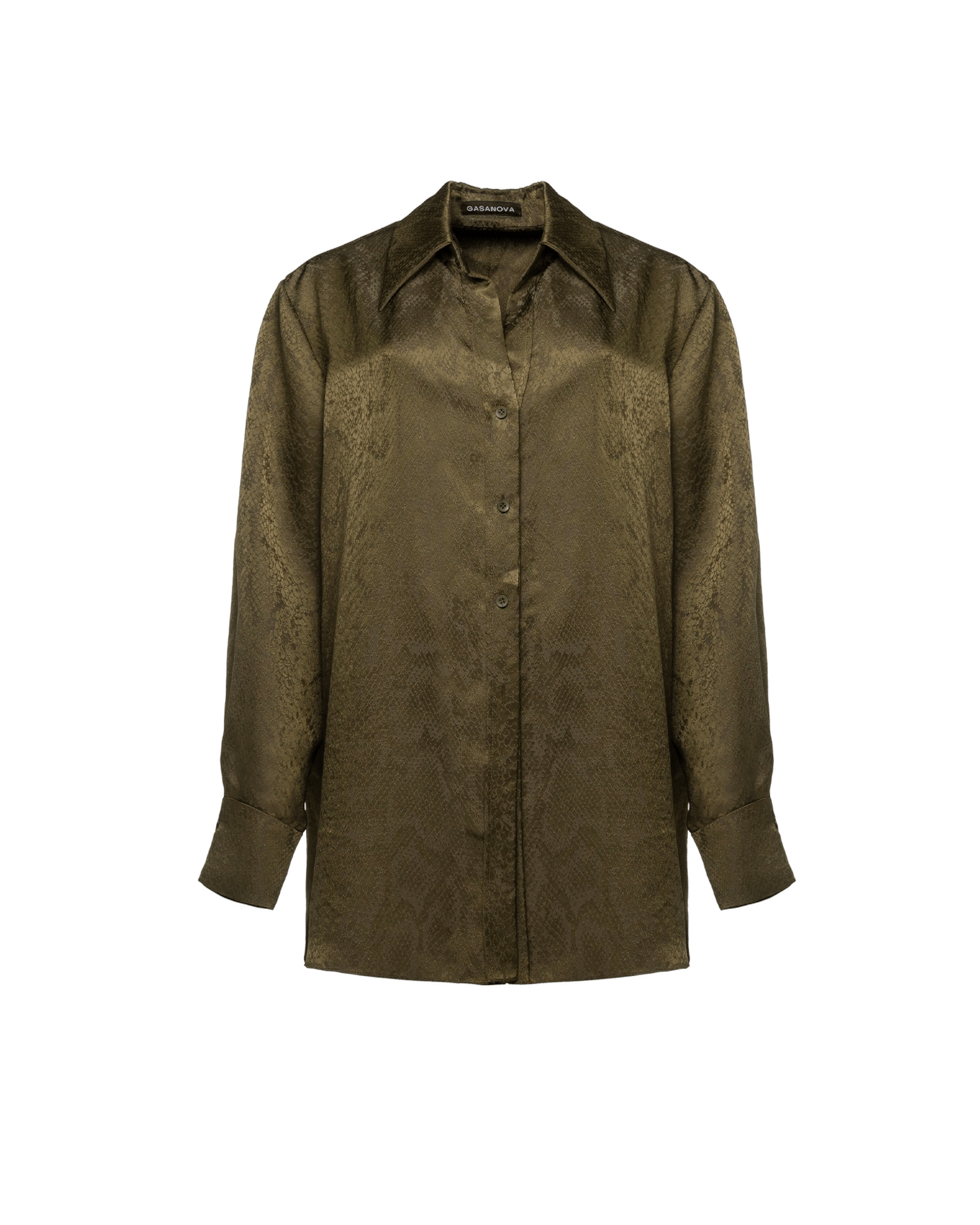 Textured Oversized Shirt made by Gasanova