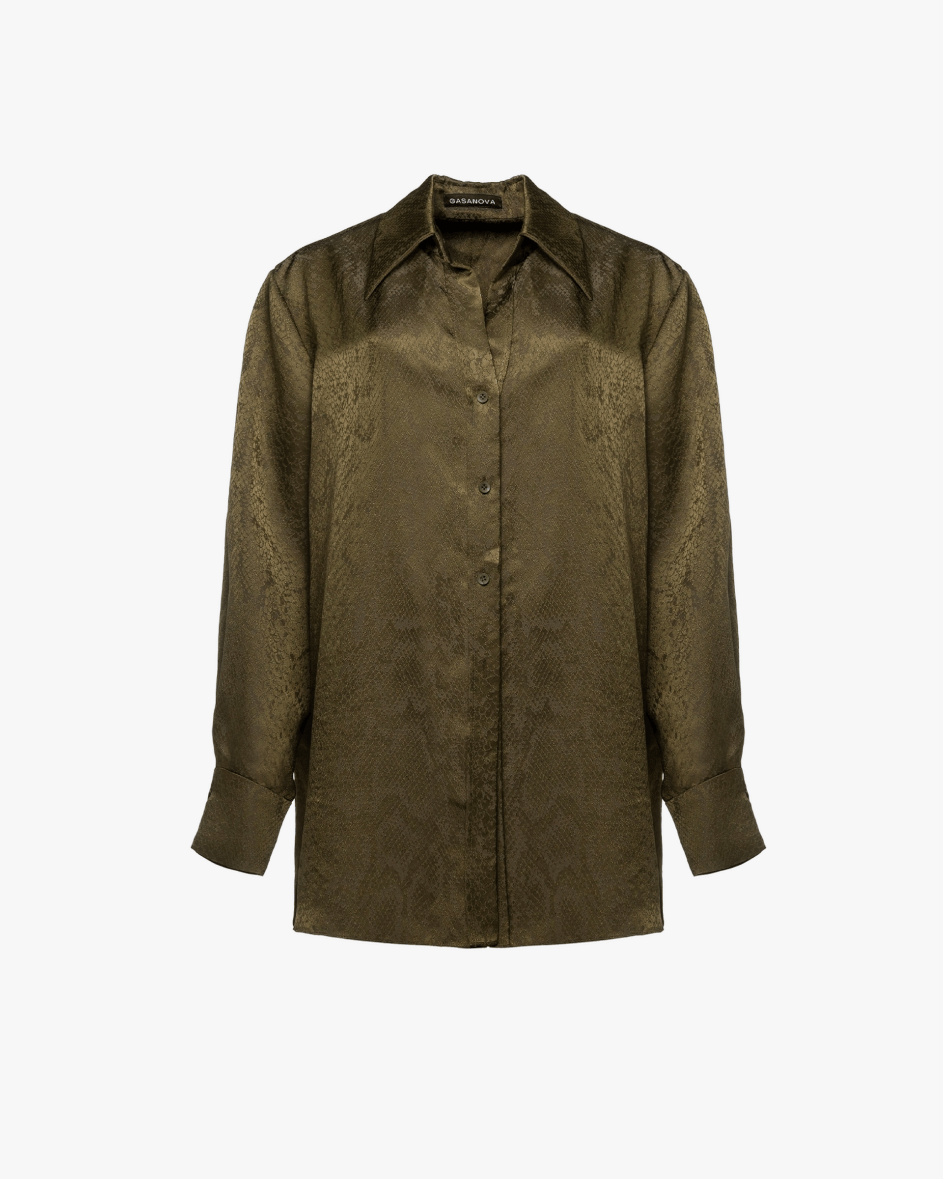 Textured Oversized Shirt made by Gasanova