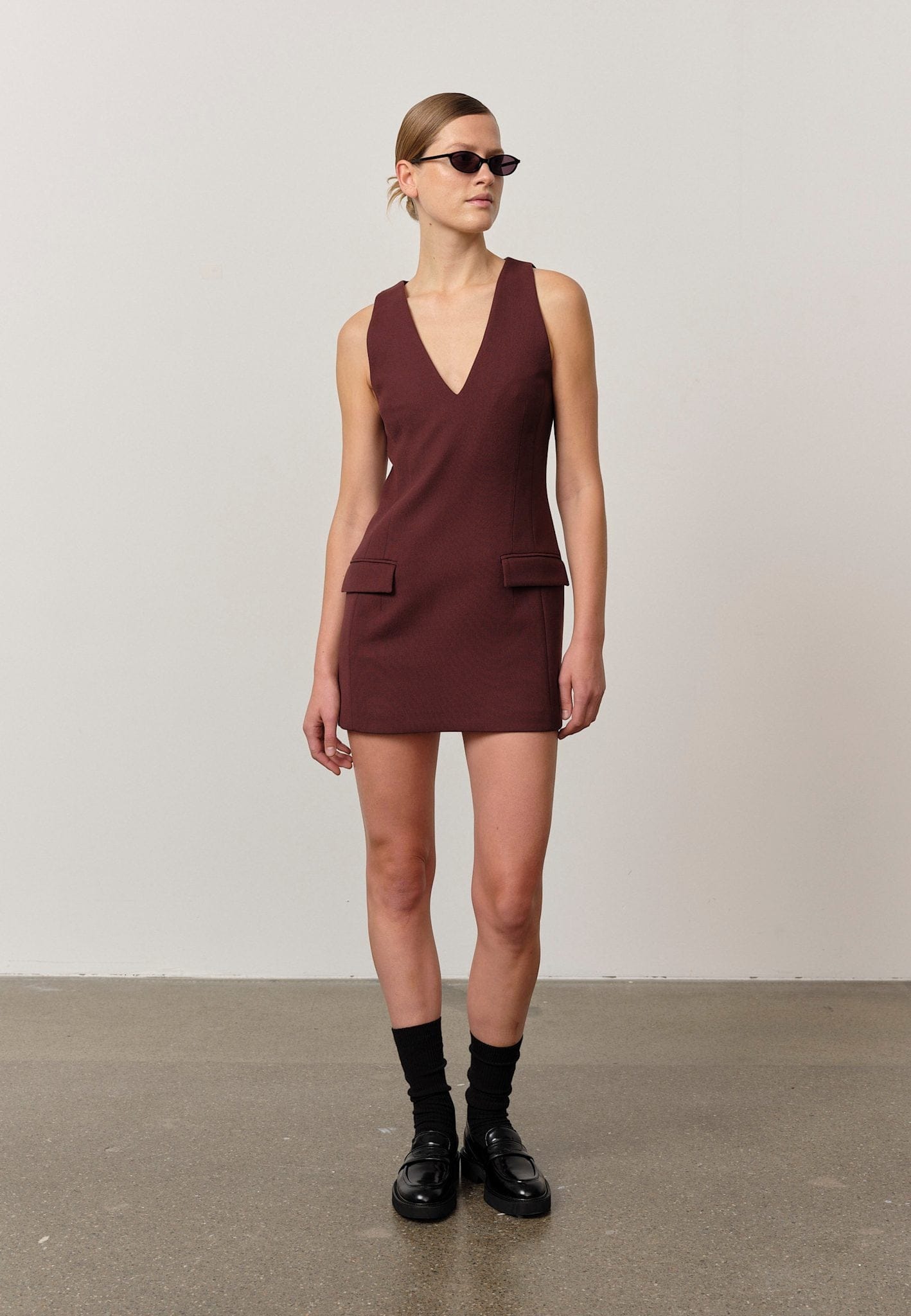 Gemma Dress - Mahogany made by HERSKIND