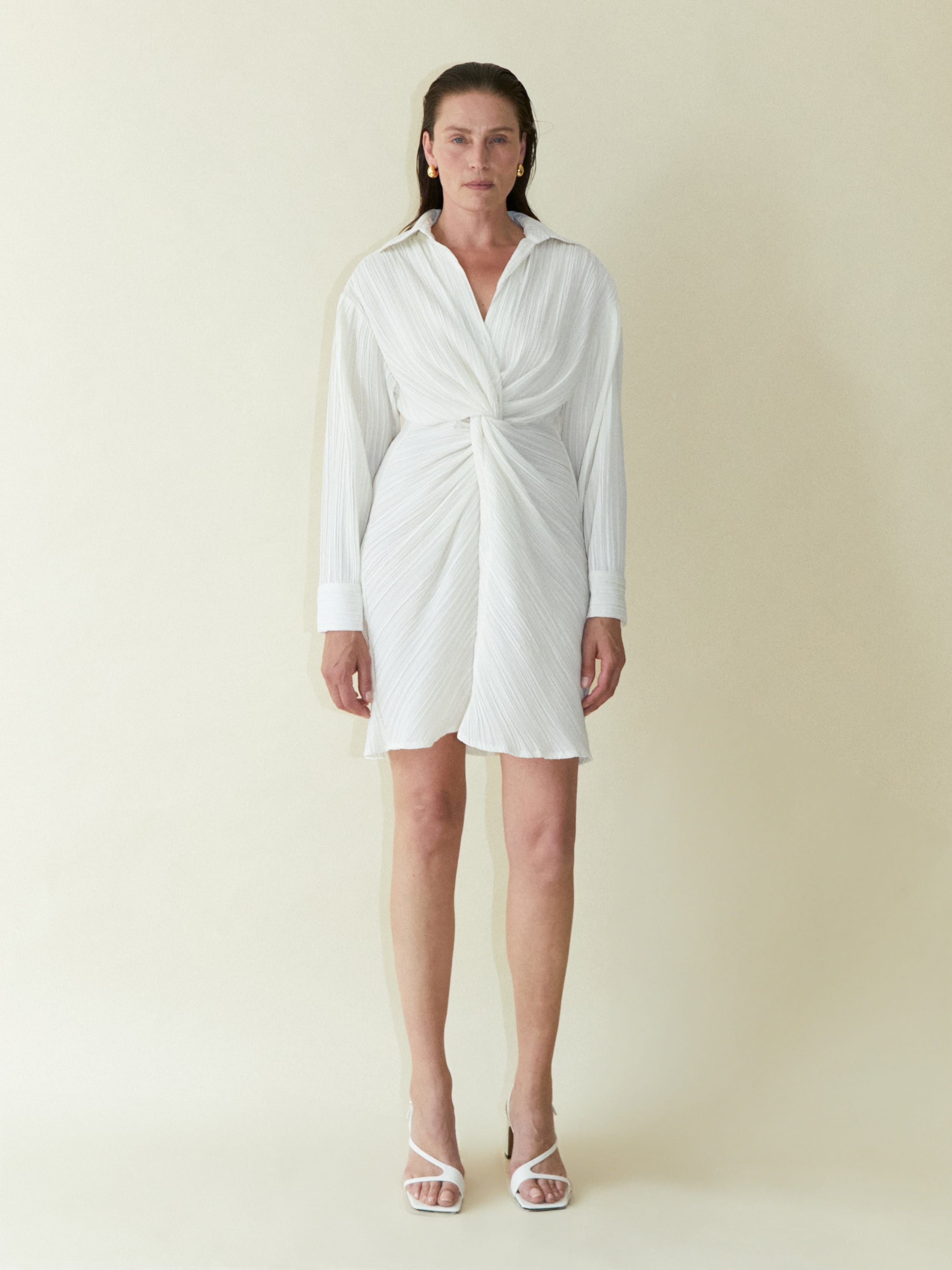 Tree Bark Knot Shirt Dress made by CAHAYA STUDIOS