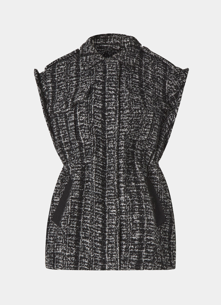 Tweed Jacket Vest made by CLOEYS