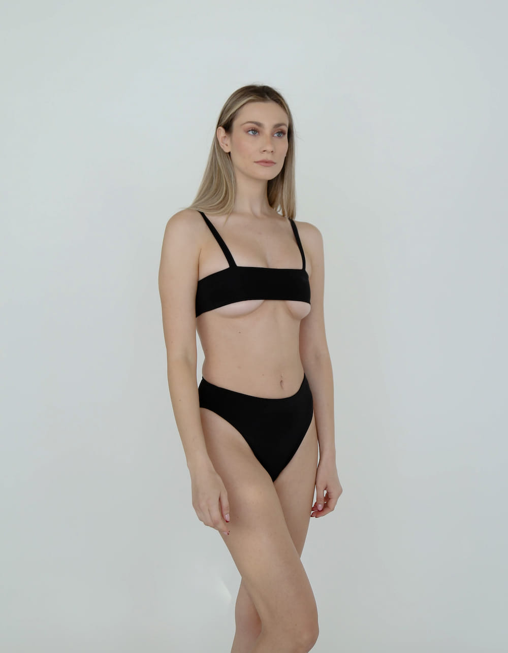 JALE Black Swimsuit in Black made by MAET