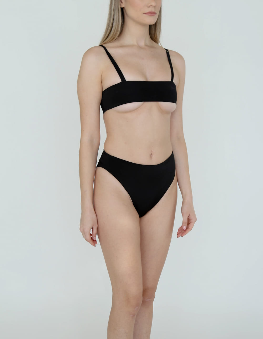 JALE Black Swimsuit in Black made by MAET