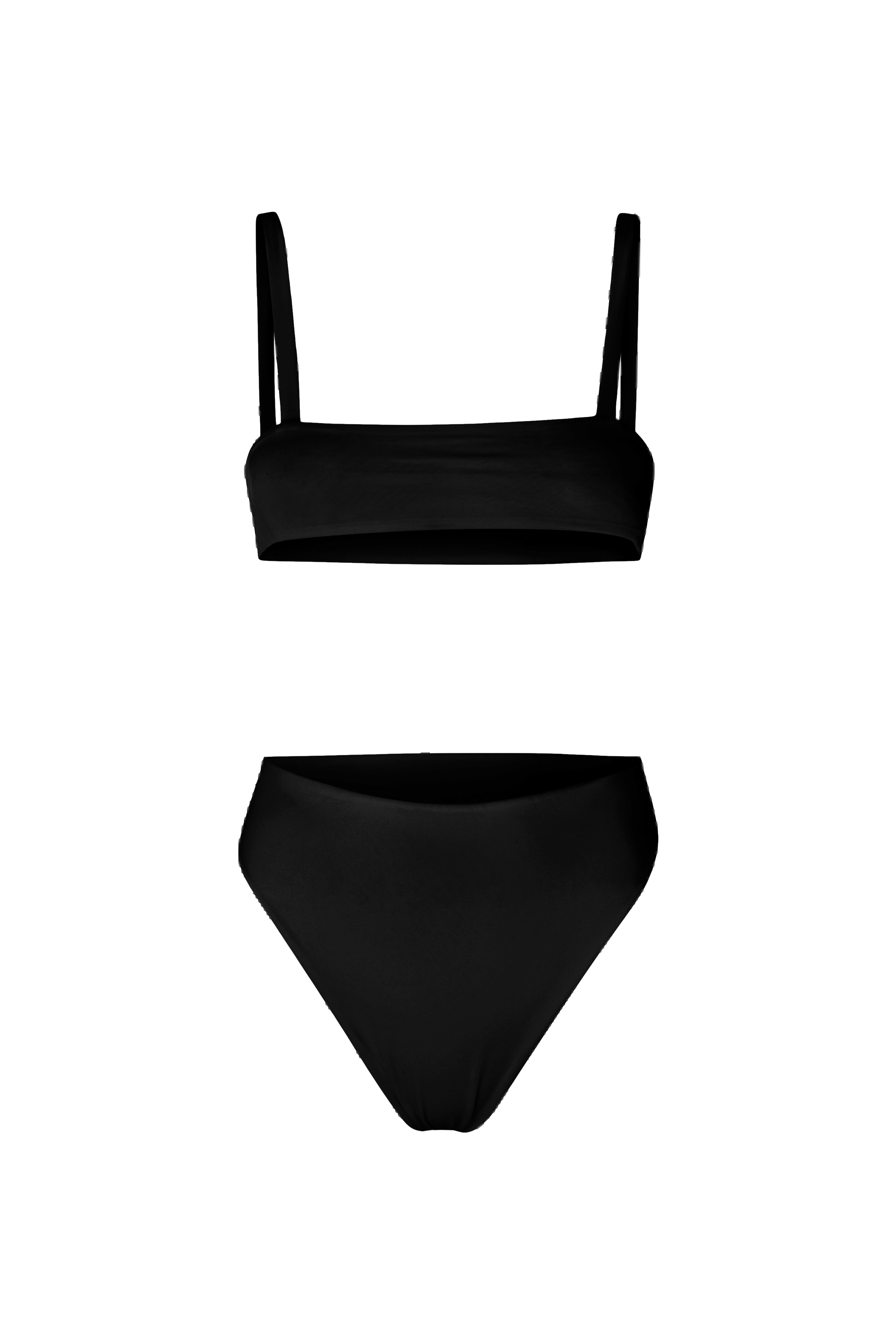 JALE Black Swimsuit in Black made by MAET