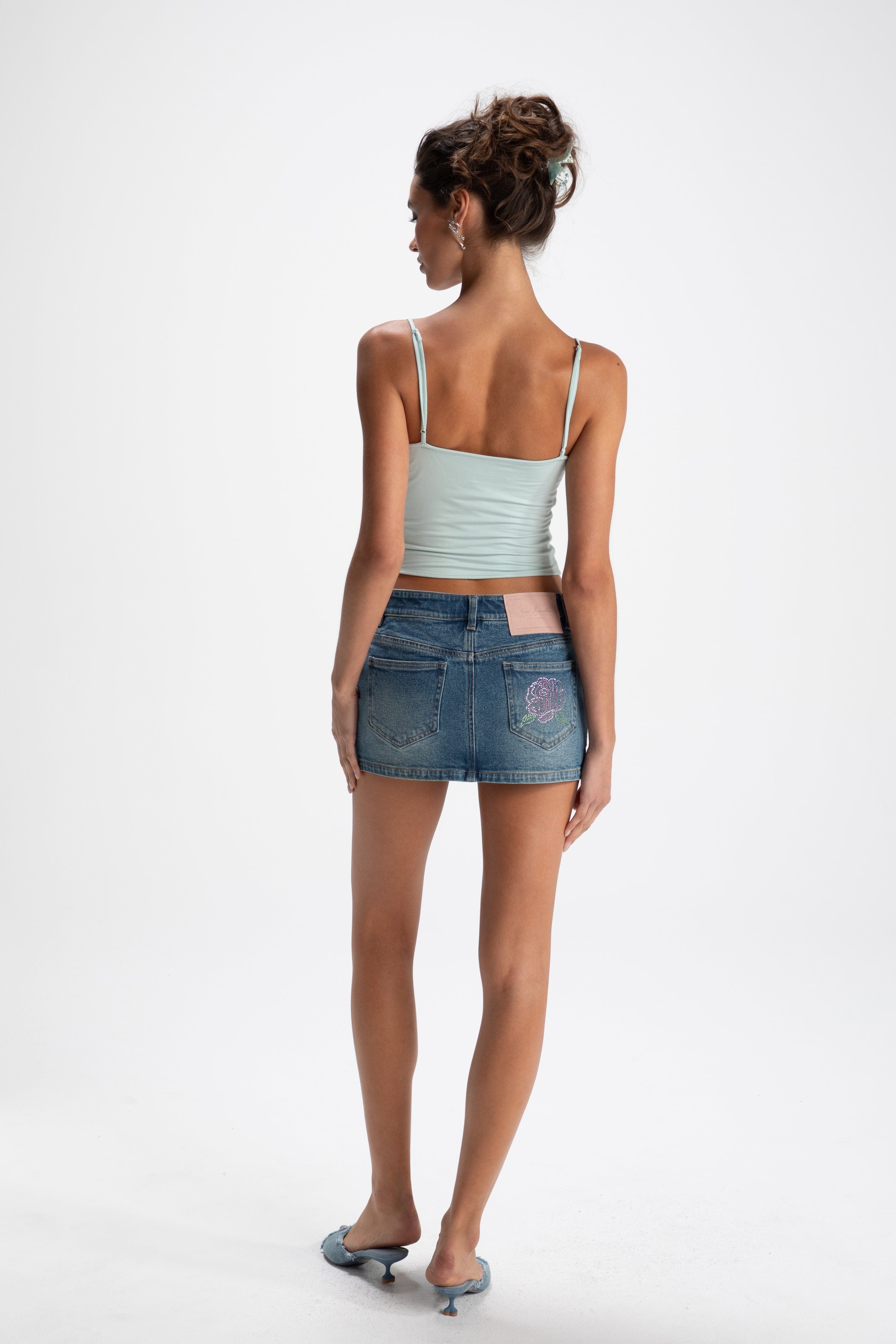 Lola Top (Mint) (Final Sale) in Green made by Nana Jacqueline