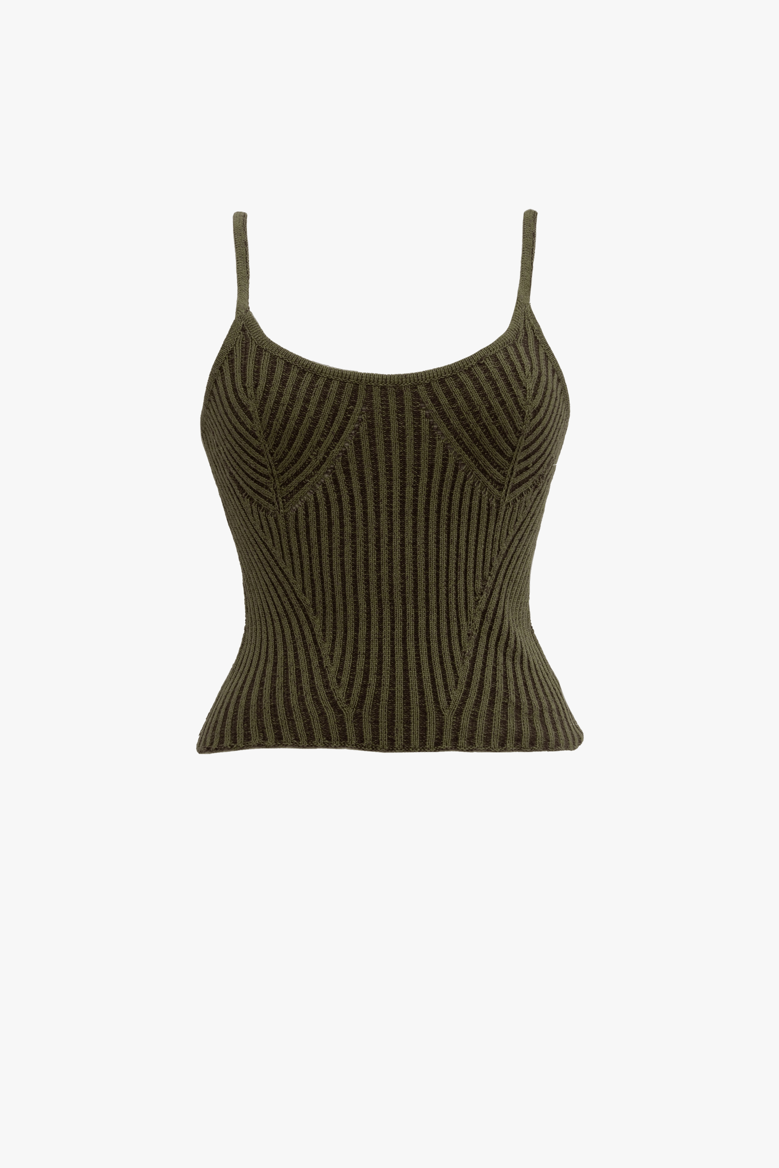 Corriente Top Green Brown made by Peregrina