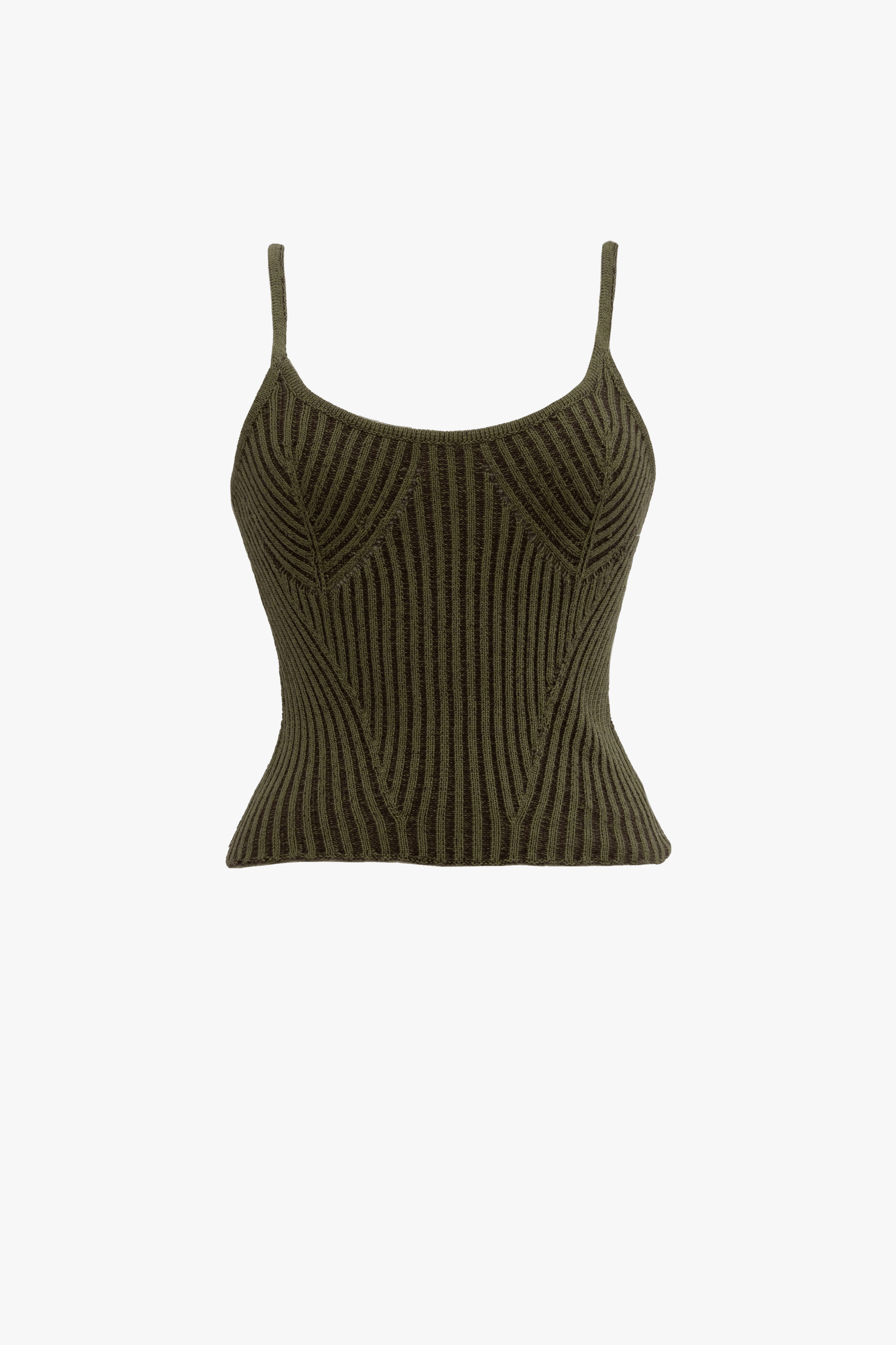 Corriente Top Green Brown made by Peregrina