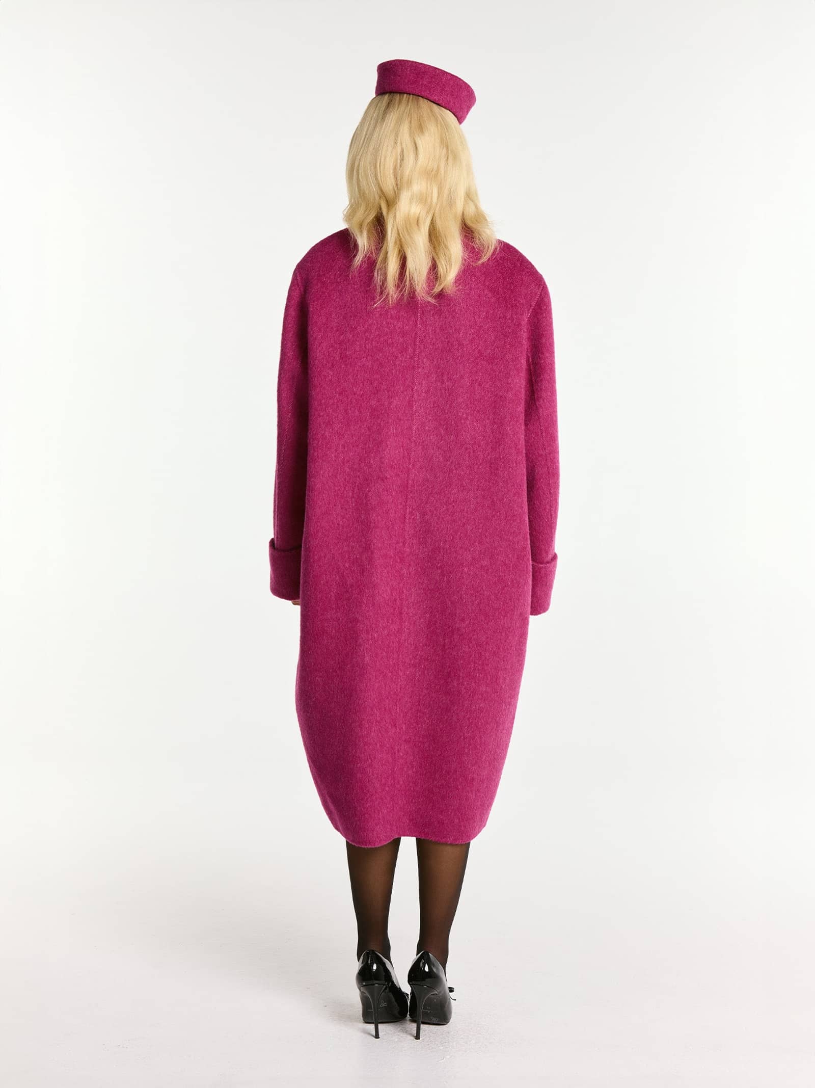 Audrina Coat (Rose Red) made by Nana Jacqueline