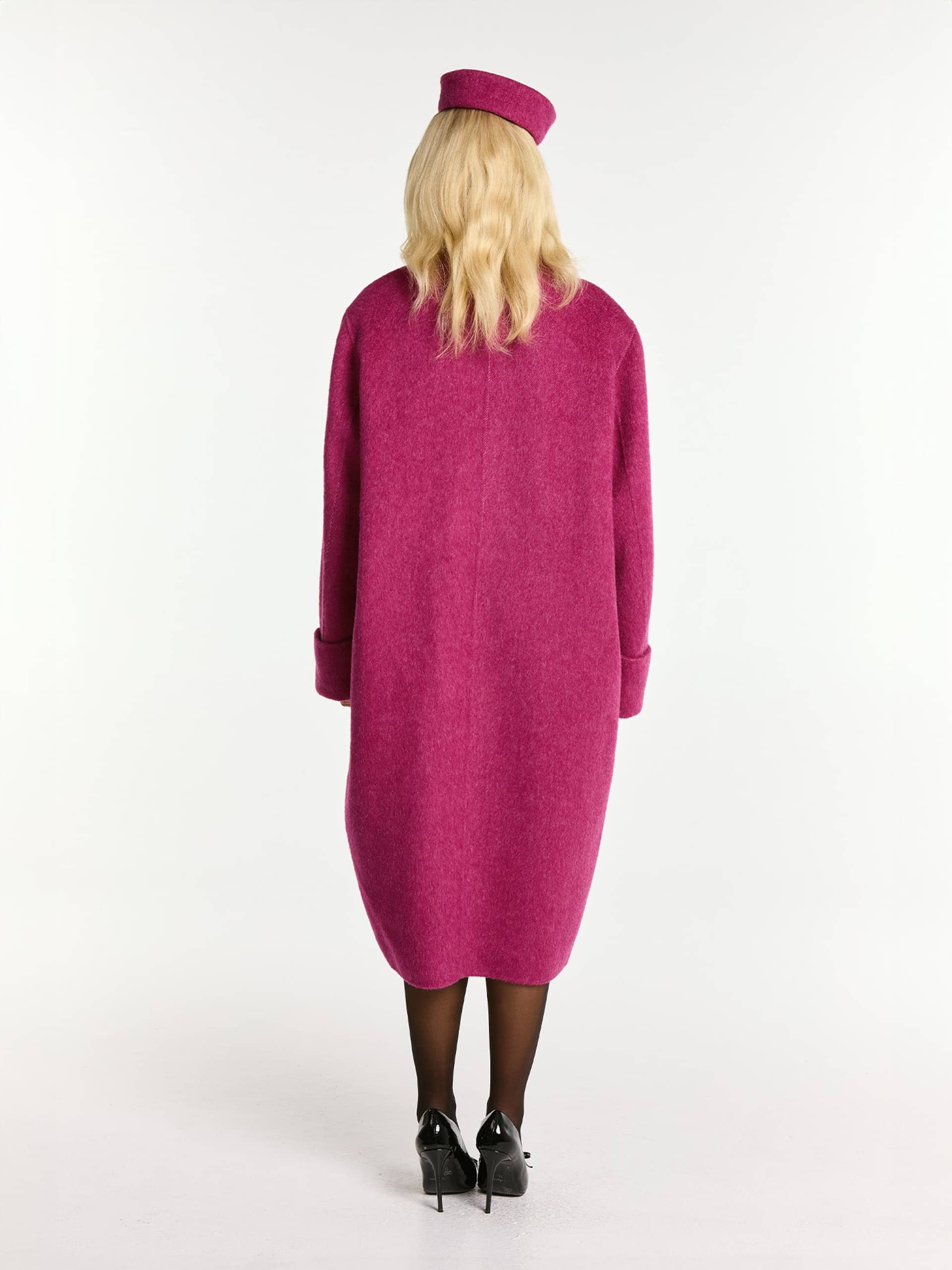 Audrina Coat (Rose Red) made by Nana Jacqueline