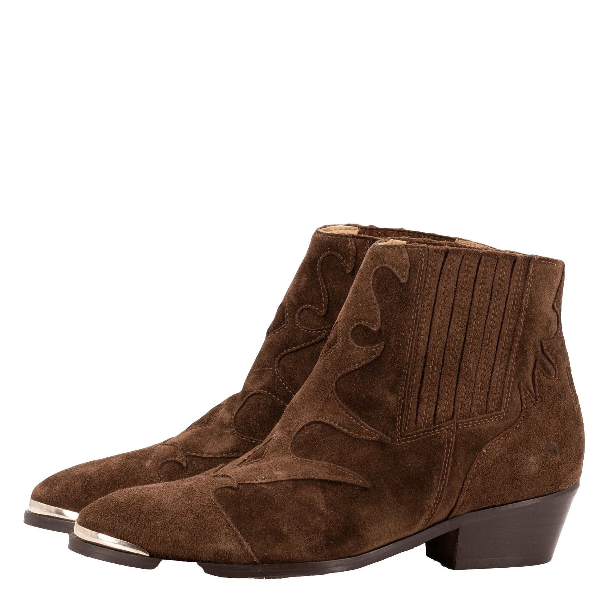 SONIA WESTERN ANKLE BOOTS made by Toral