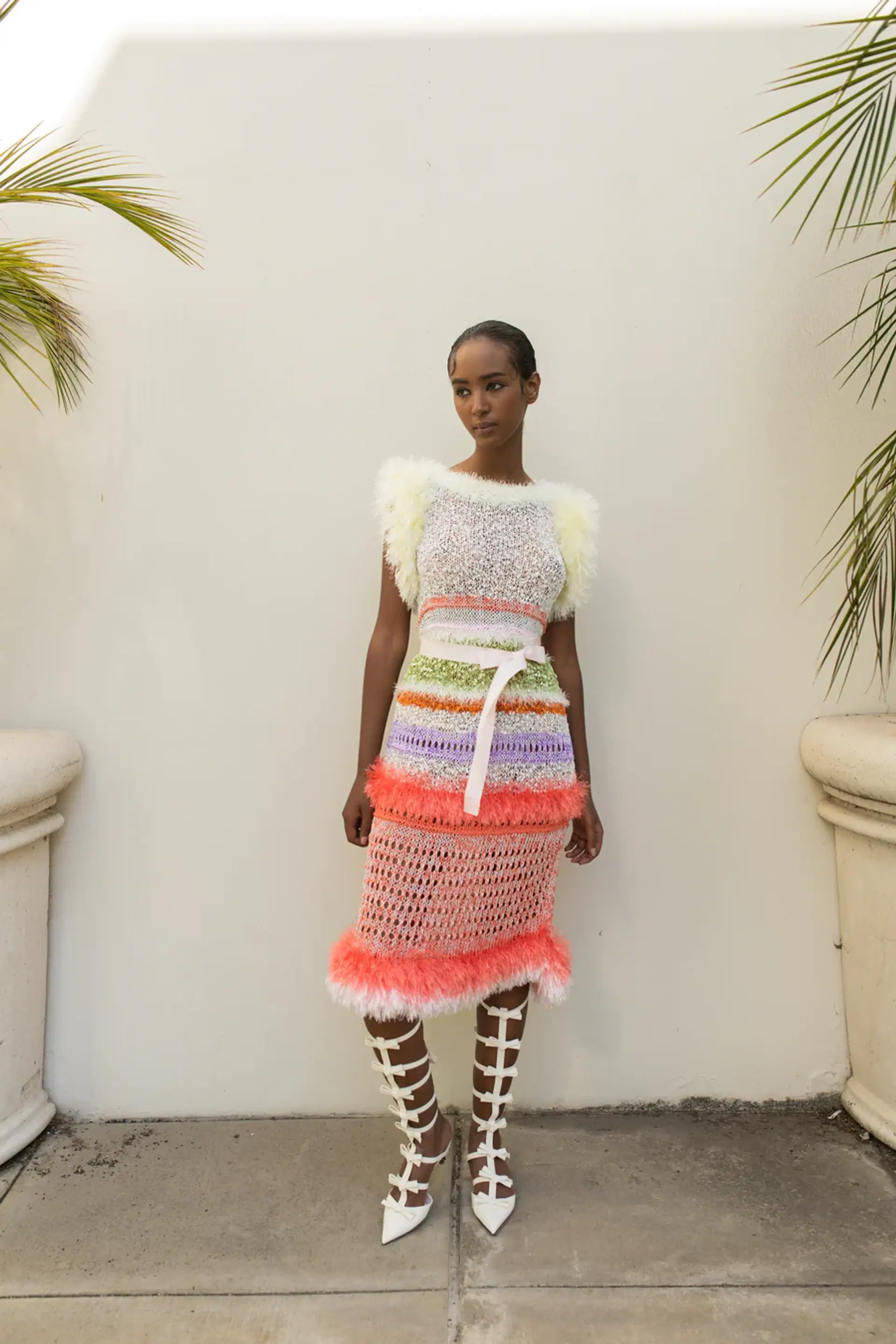 Merlyn Handmade Knit Dress made by ANDREEVA