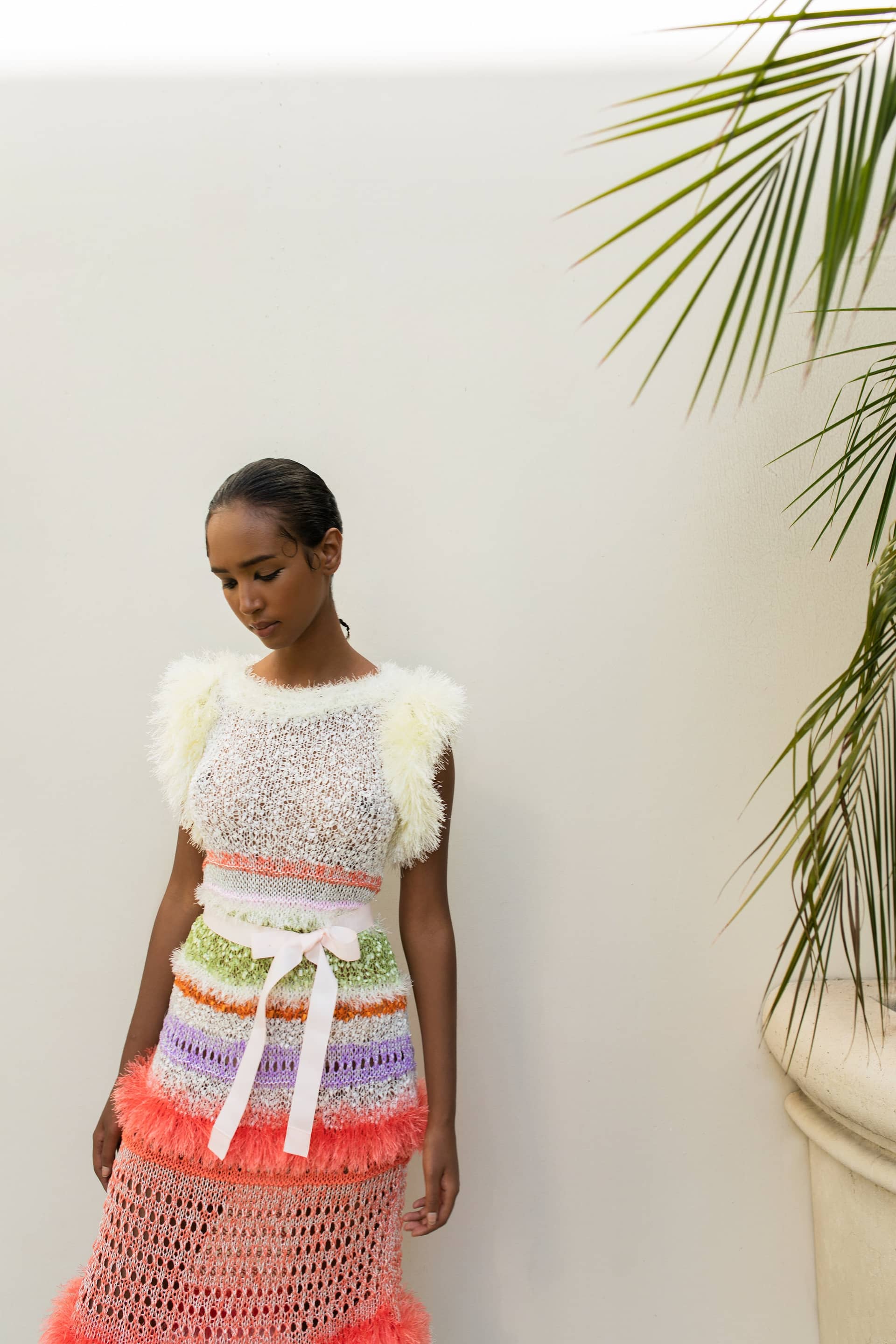 Merlyn Handmade Knit Dress made by ANDREEVA