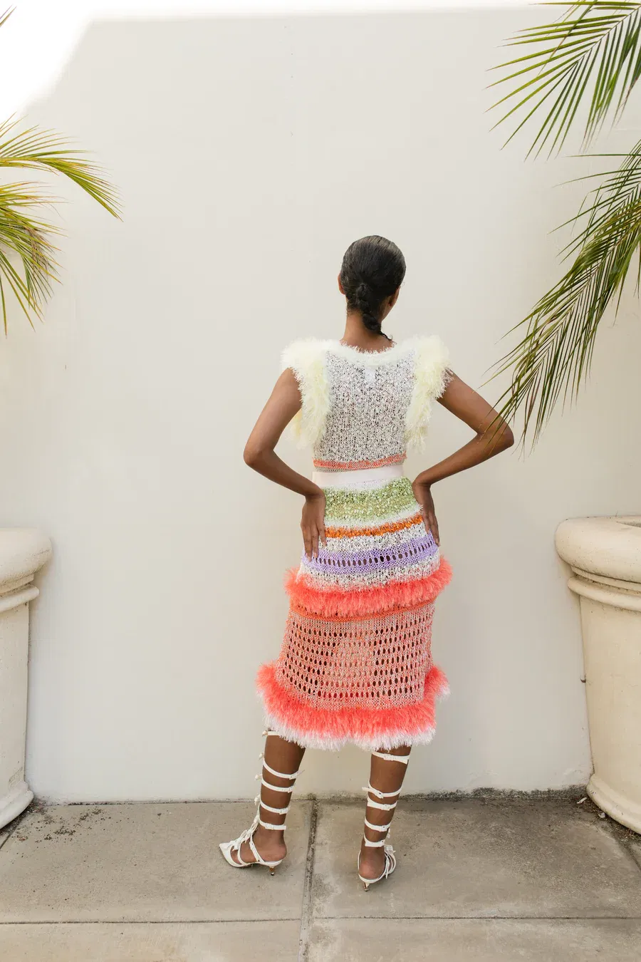 Merlyn Handmade Knit Dress made by ANDREEVA