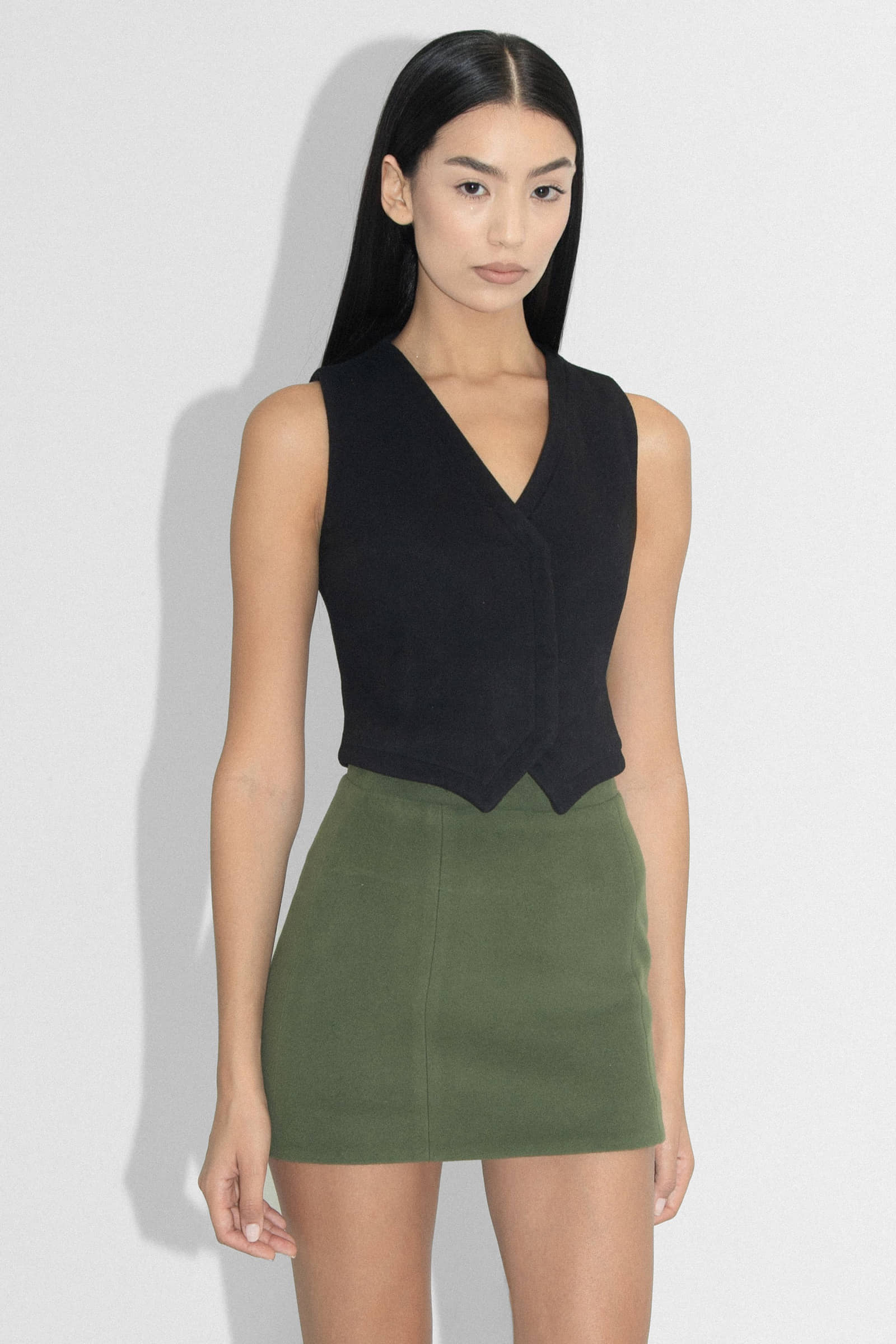 CASHMERE MINI SKIRT made by Vestiaire d'un Oiseau Libre