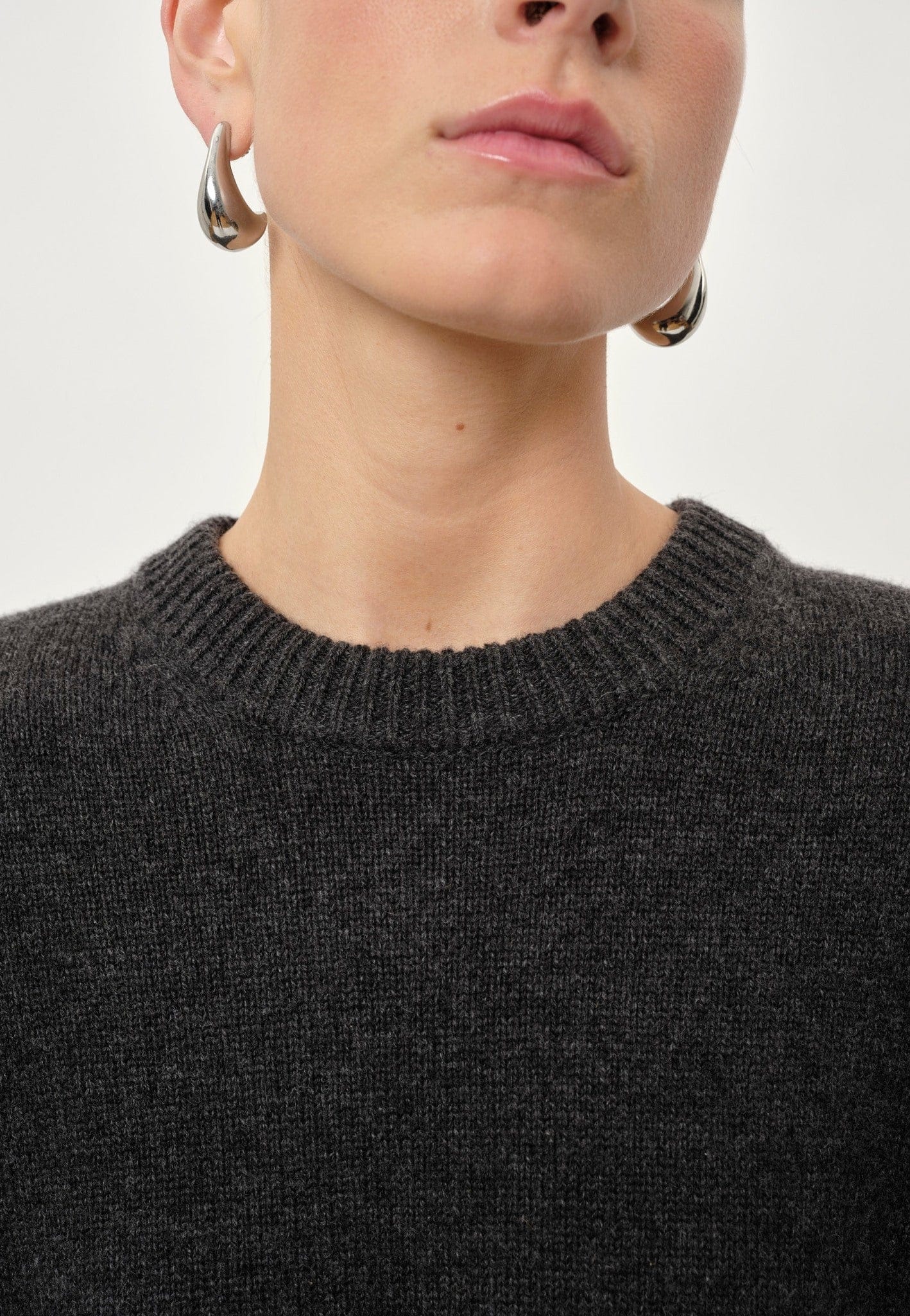 Medina Knit Sweater - Dark Grey made by HERSKIND