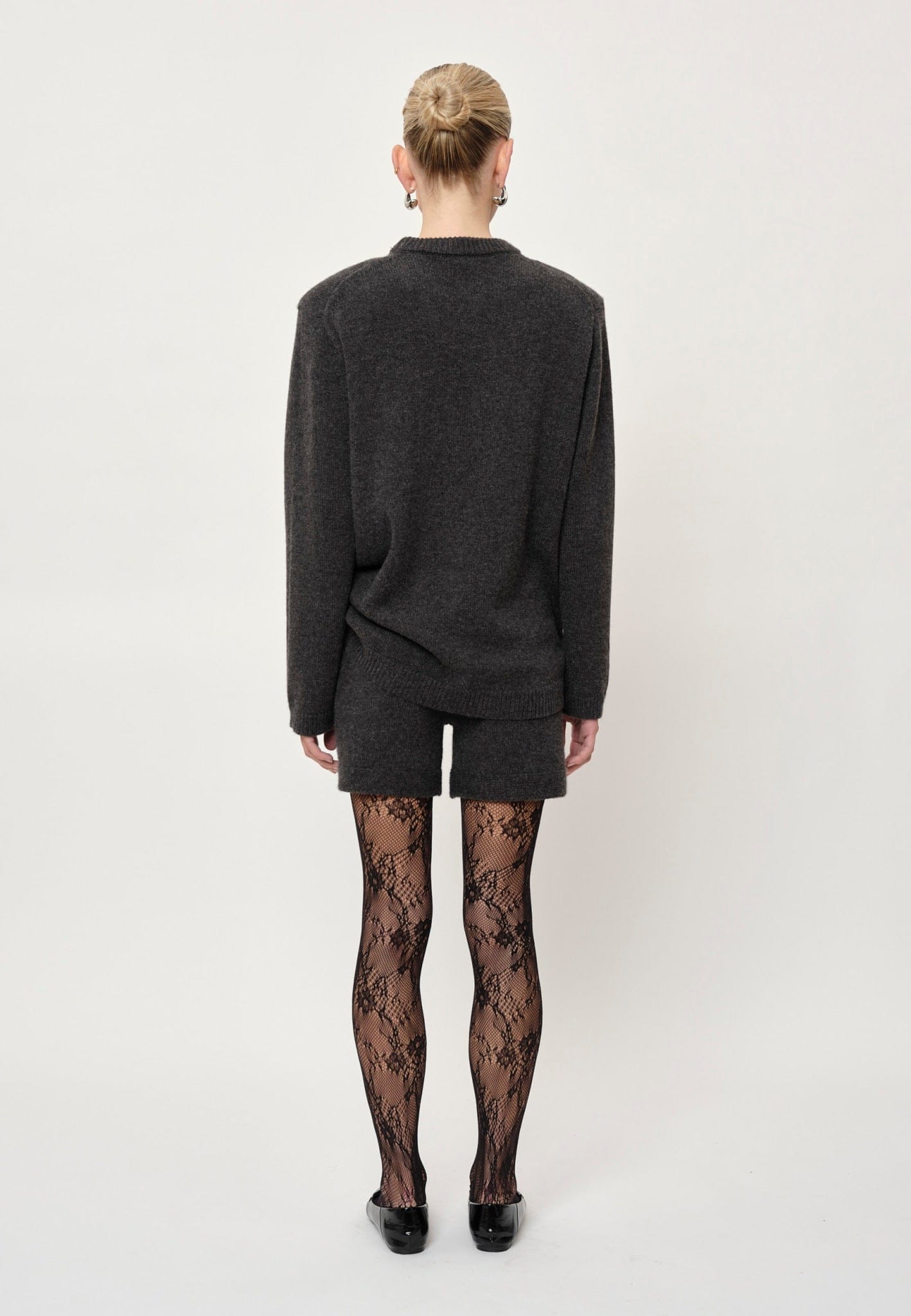 Medina Knit Sweater - Dark Grey made by HERSKIND