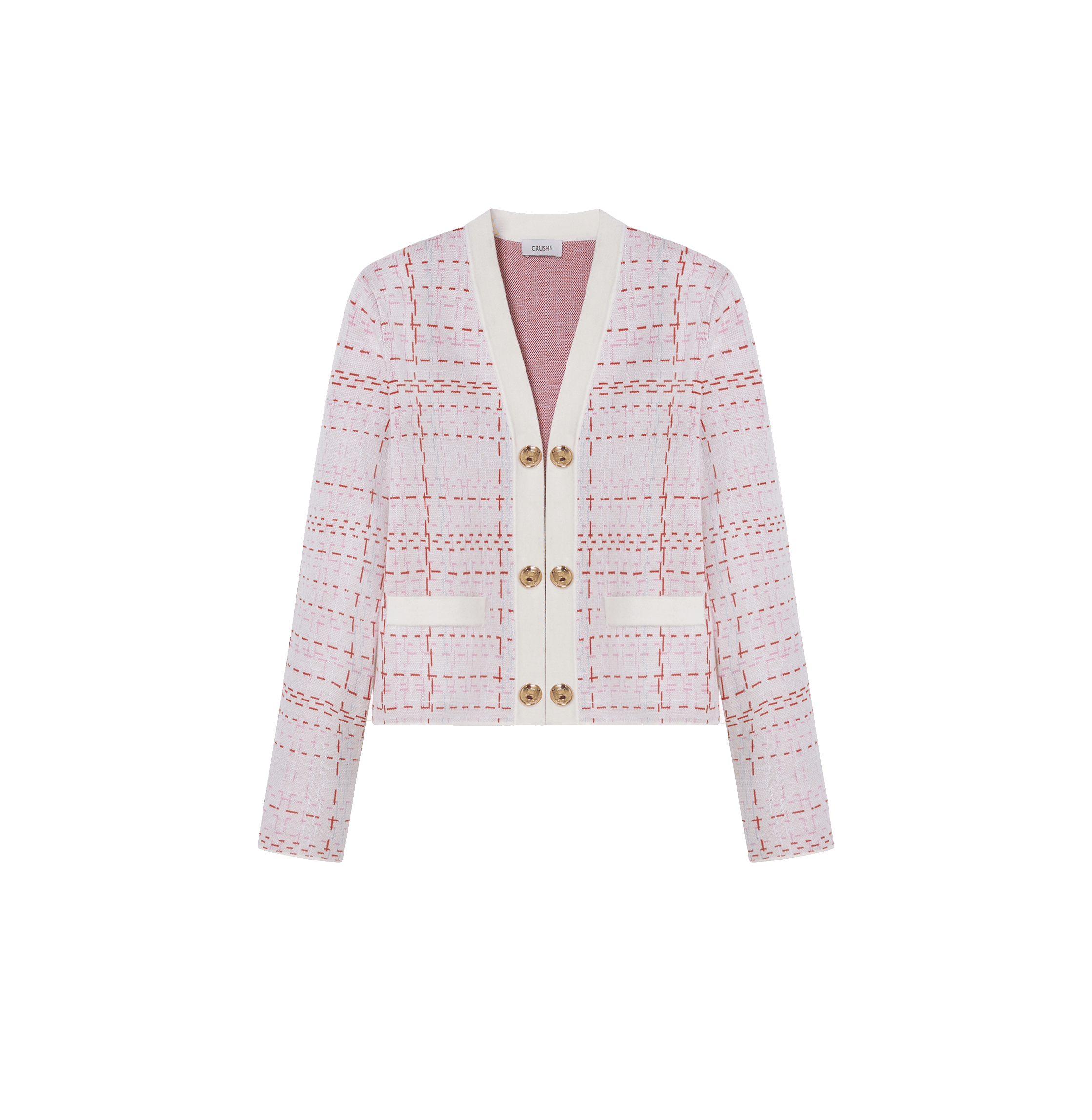 JACQUARD MANDARIN JACKET made by CRUSH Collection