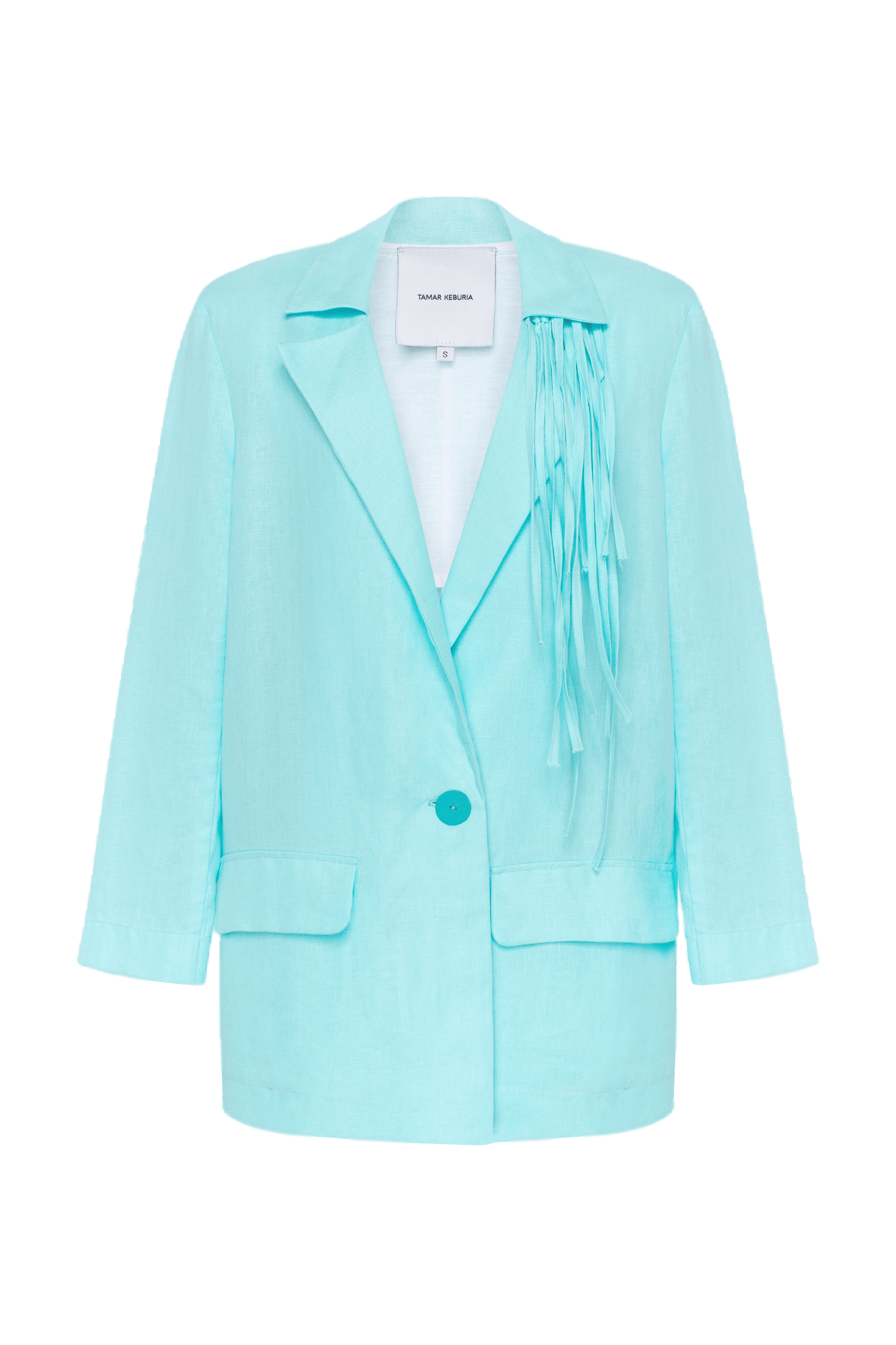 Single-breasted oversized Blazer made by Tamar Keburia