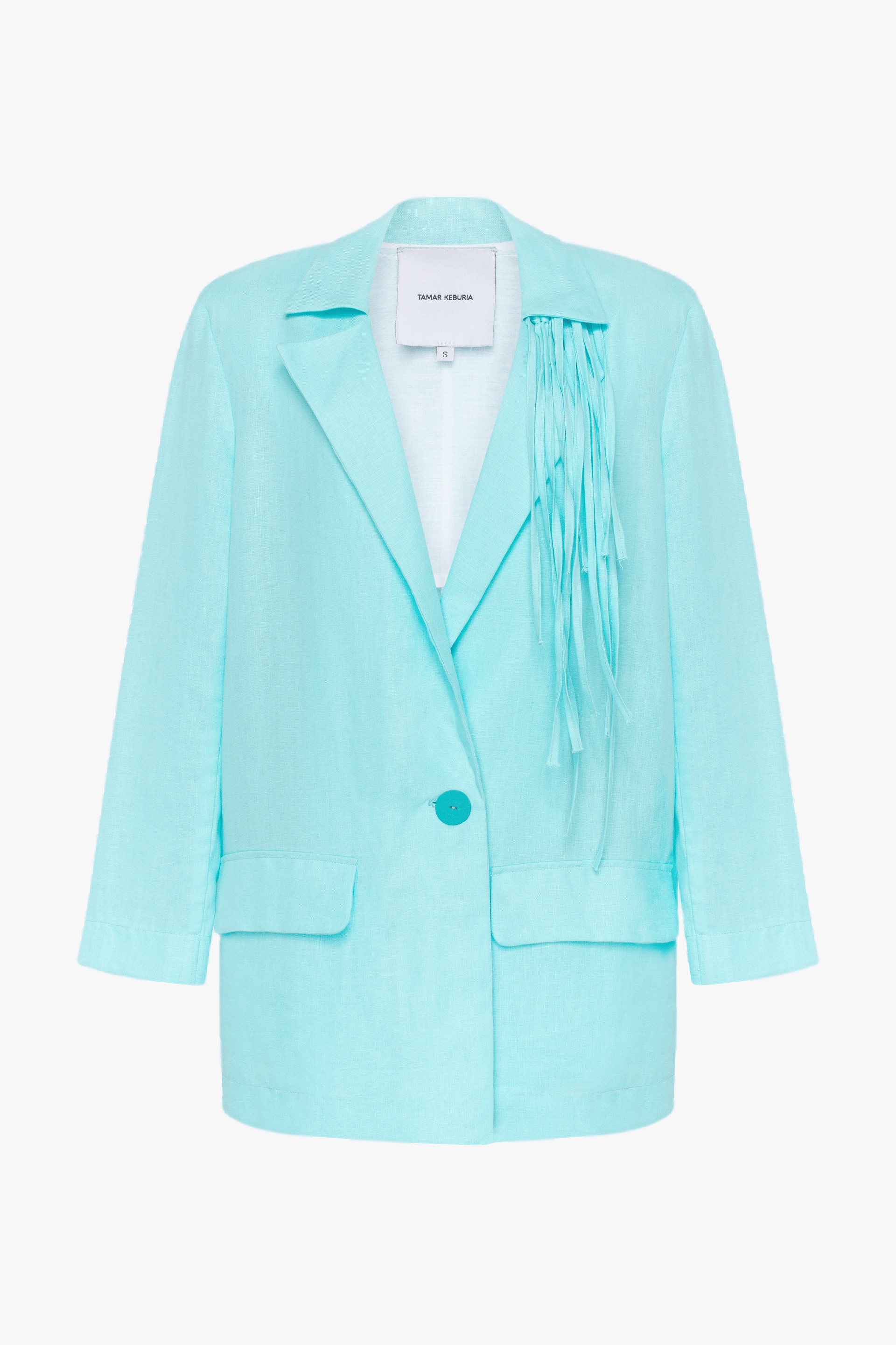 Single-breasted oversized Blazer made by Tamar Keburia