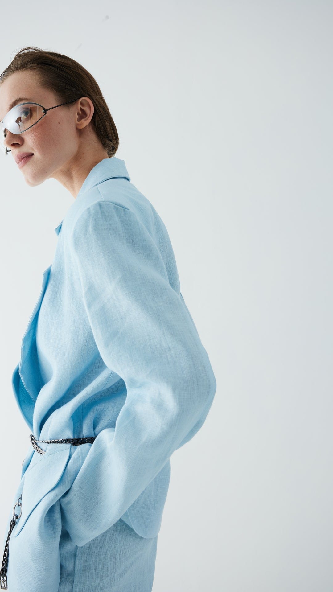 Single-breasted oversized Blazer made by Tamar Keburia