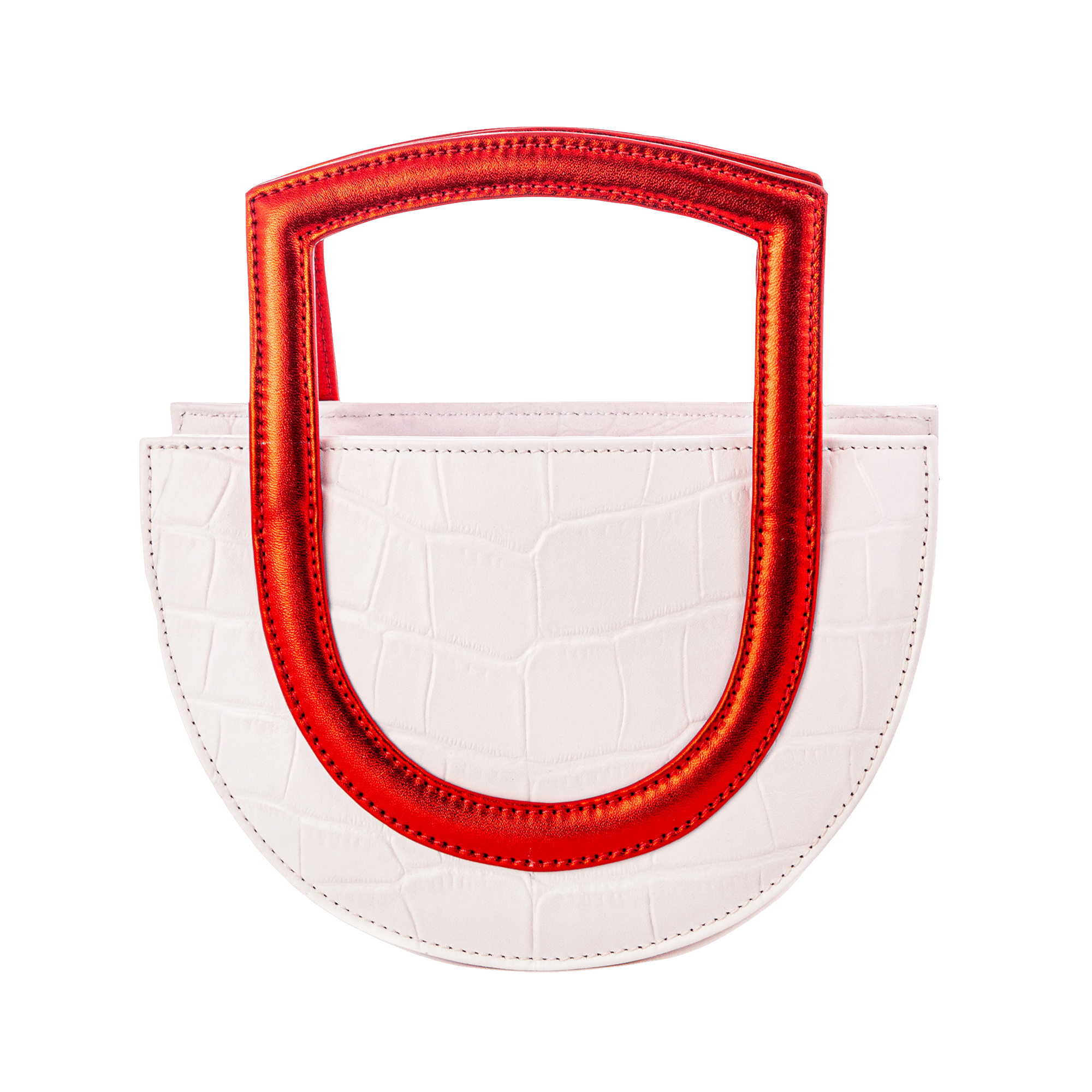 Sukoon - White - Top Handle bag made by ALIEL