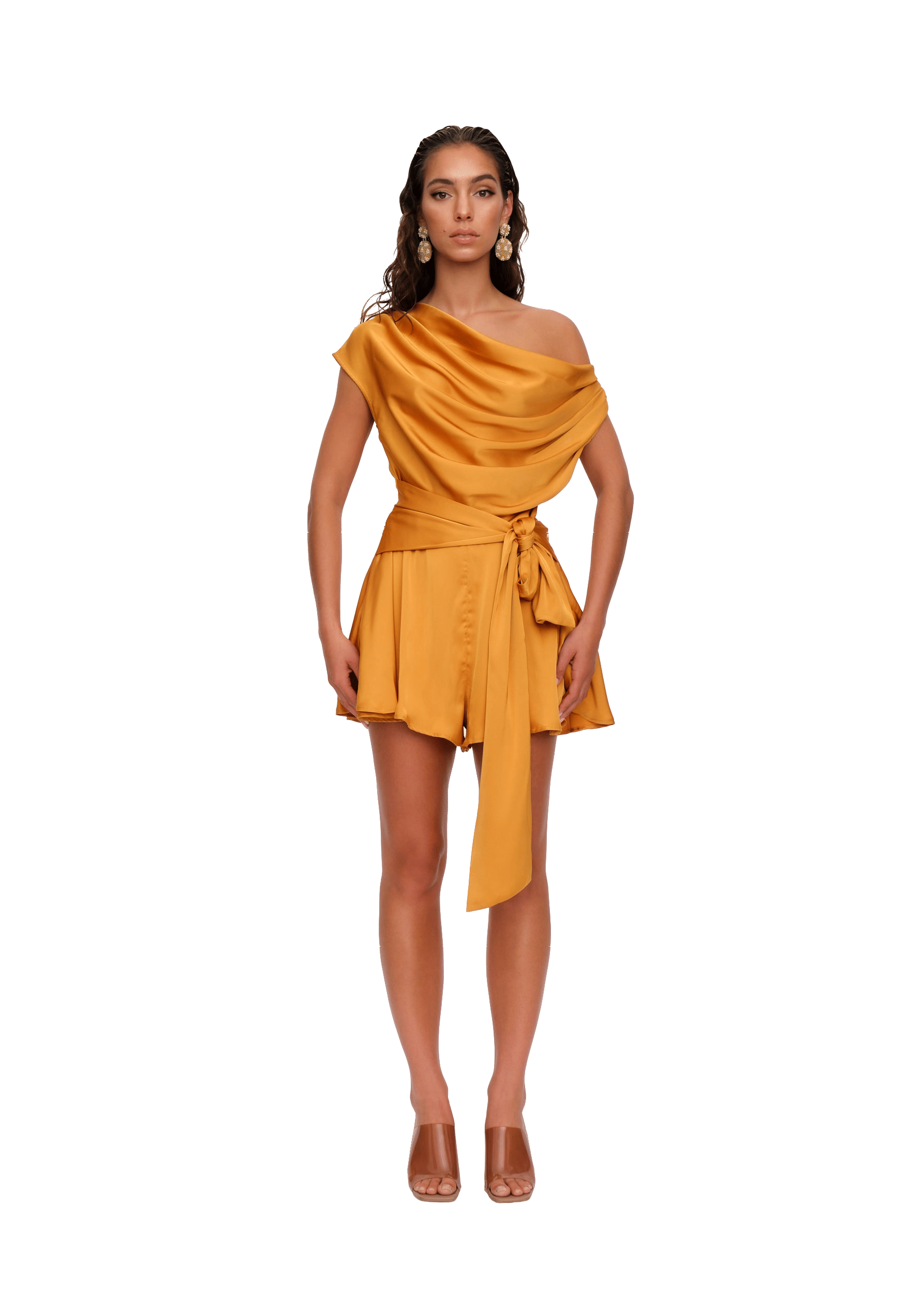 EDAH ROMPER - GOLD made by Andrea Iyamah