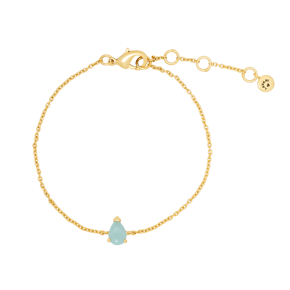 Pride Mini Aquamarine Bracelet made by Lavani Jewels