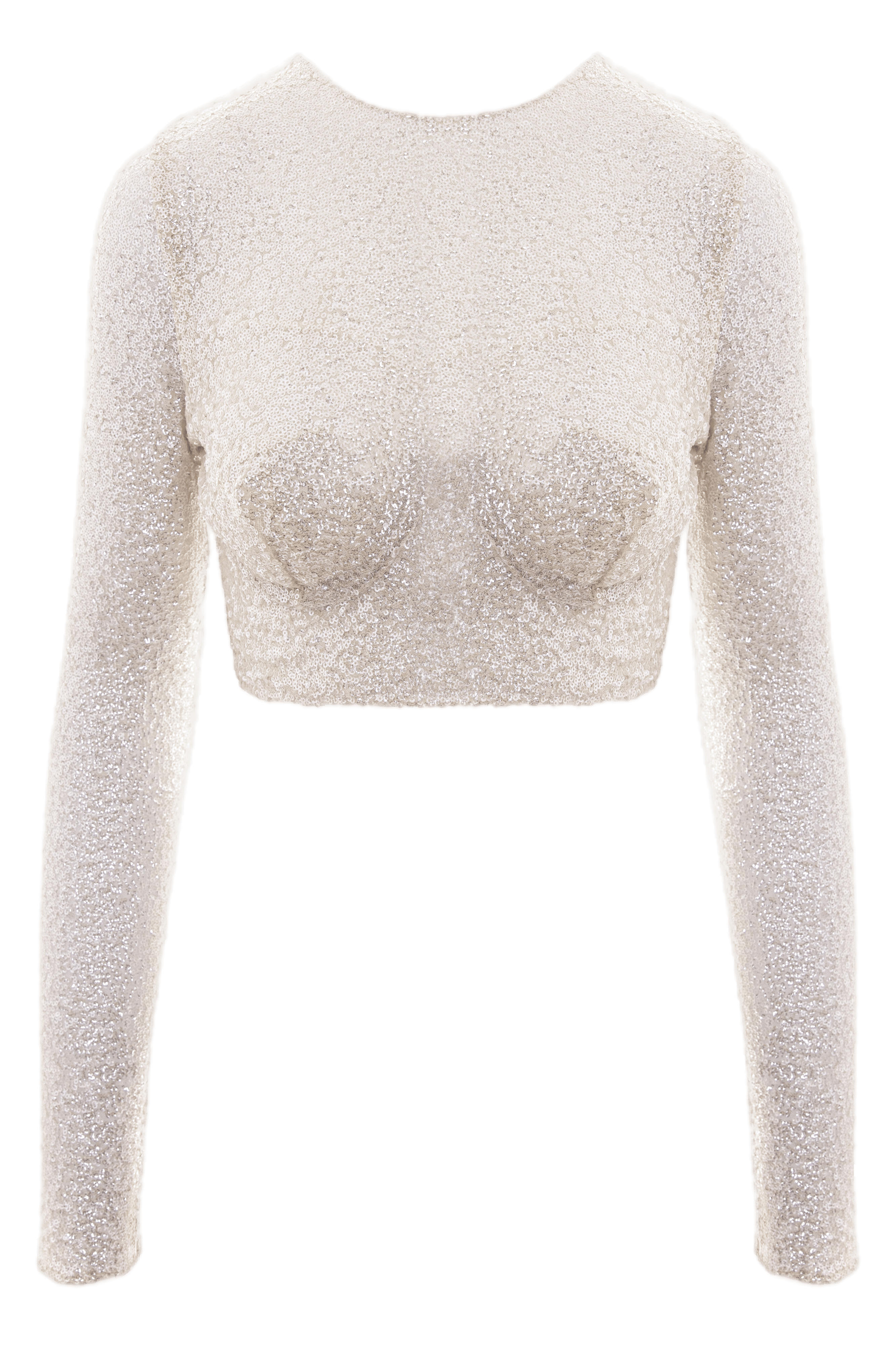 Sequins Crop Top made by Aureliana